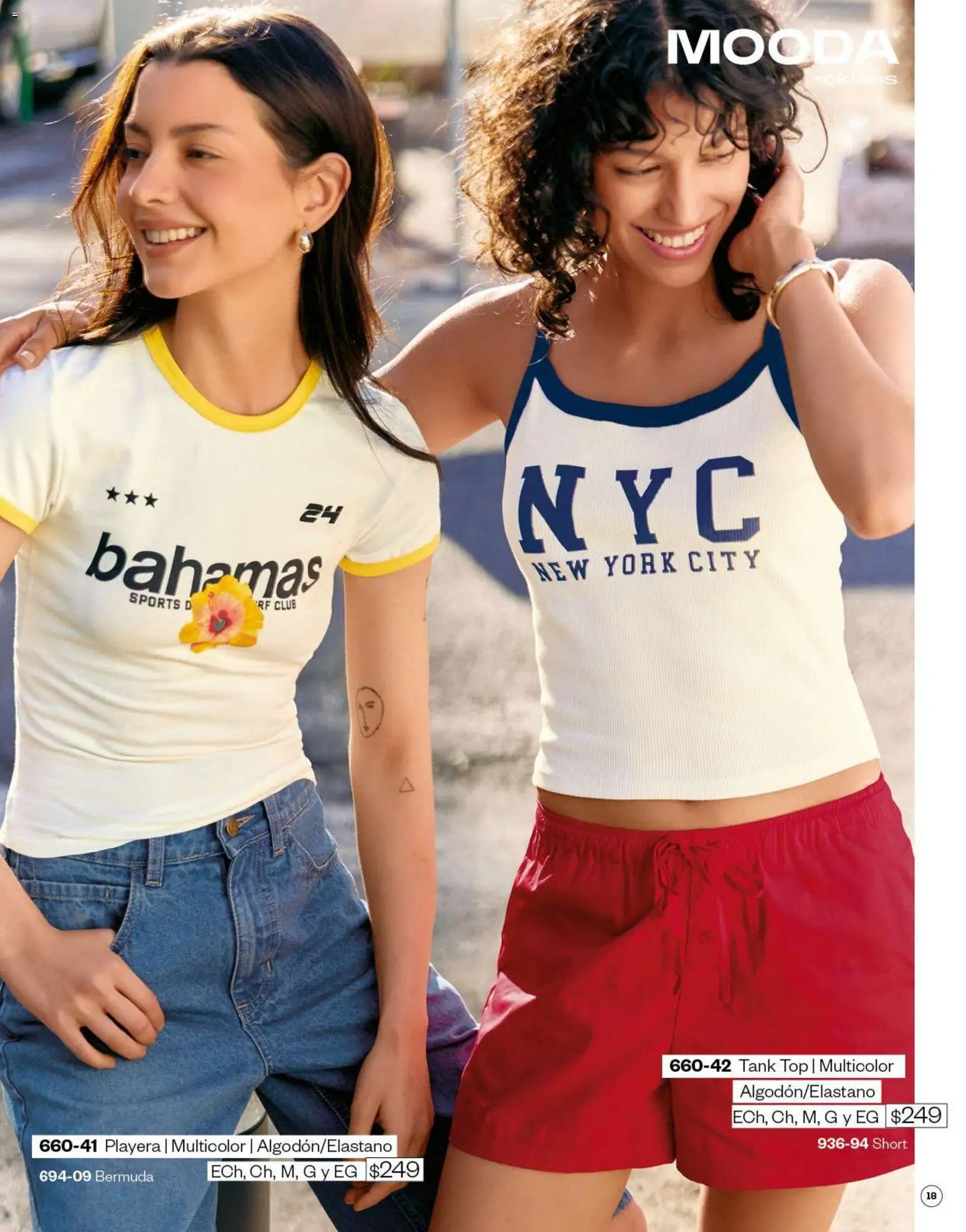 Vista previa las ofertas de la tienda Cklass - Cklass catálogo Verano Mooda desde el 05/03/2026 - Playera, Short, Top, Bermuda
