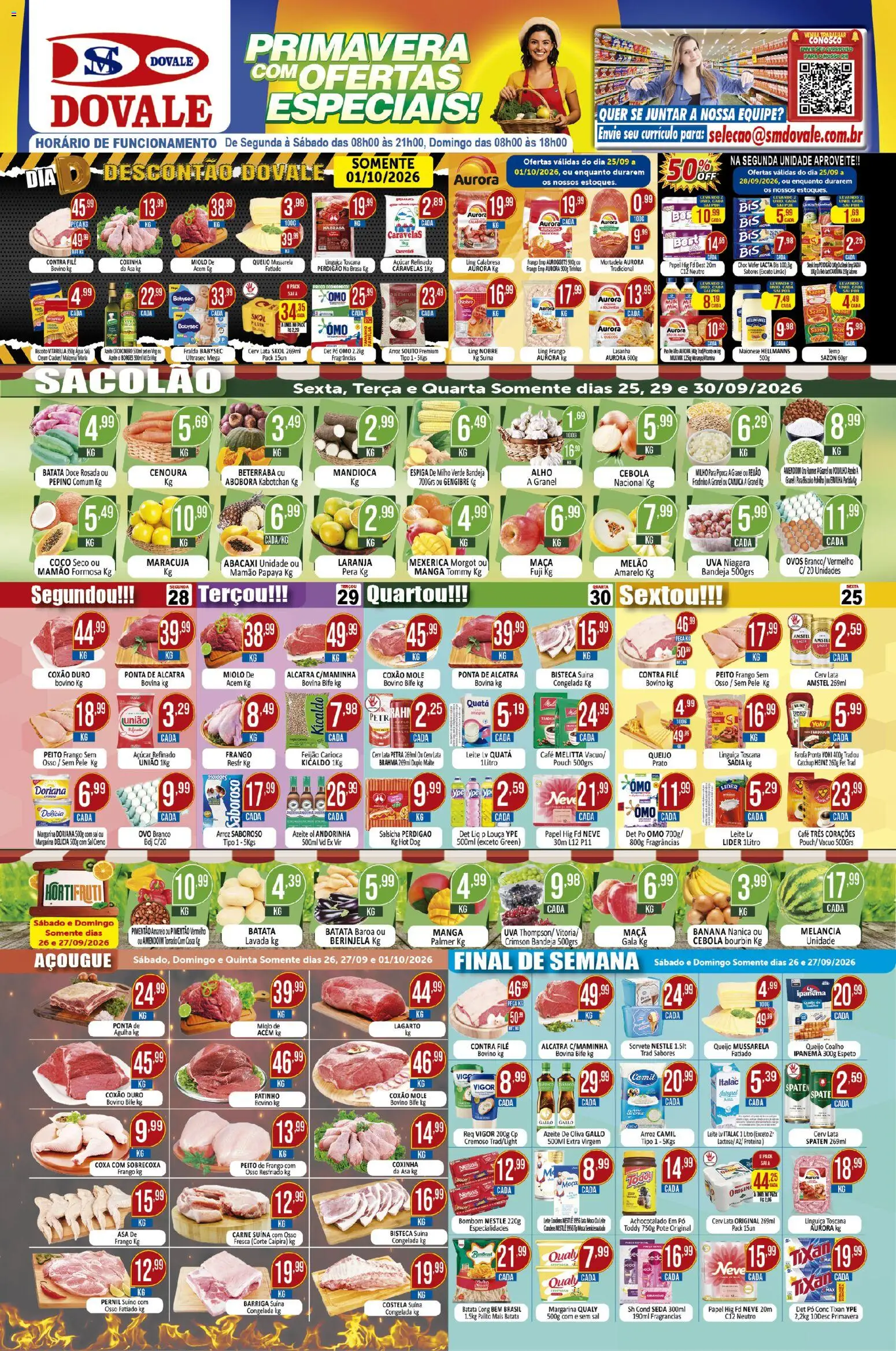 Pré-Visualização do folheto "Dovale - Ofertas da semana" da loja Dovale válido a partir de 25/09/2026