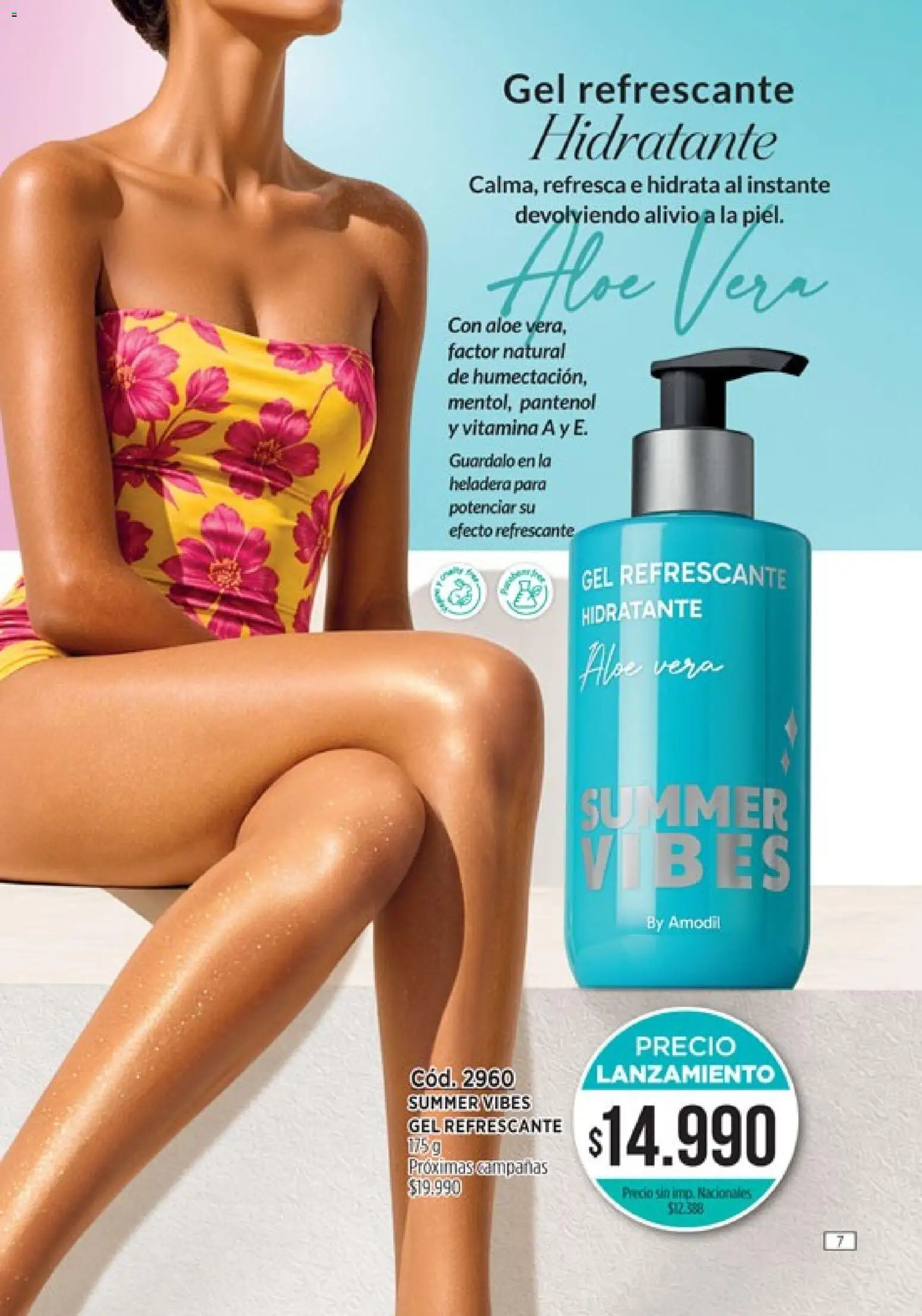 Vista previa del folleto de la tienda Amodil válido desde el 01/10/2026 - Heladera, Aloe Vera, Gel refrescante