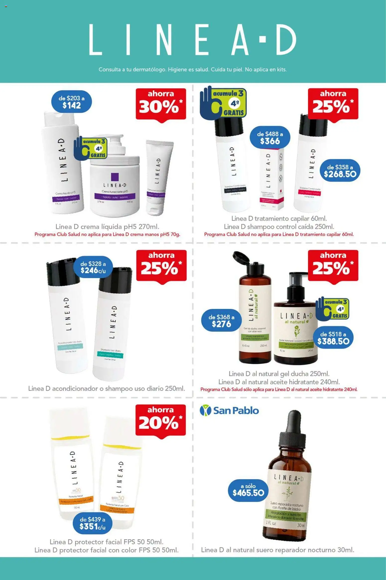 Vista previa las ofertas de la tienda Farmacia San Pablo - Farmacia San Pablo catálogo desde el 25/10/2026 