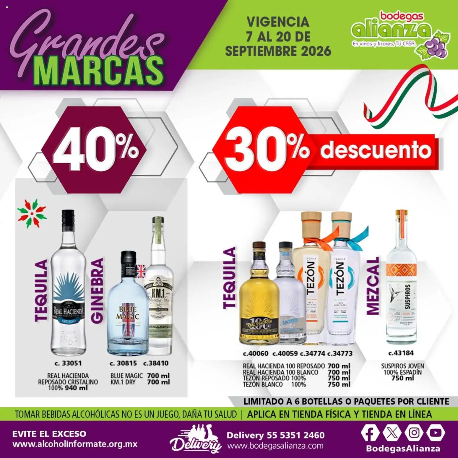 Vista previa las ofertas de la tienda Bodegas Alianza - Bodegas Alianza catálogo Grandes Marcas desde el 07/09/2026 
