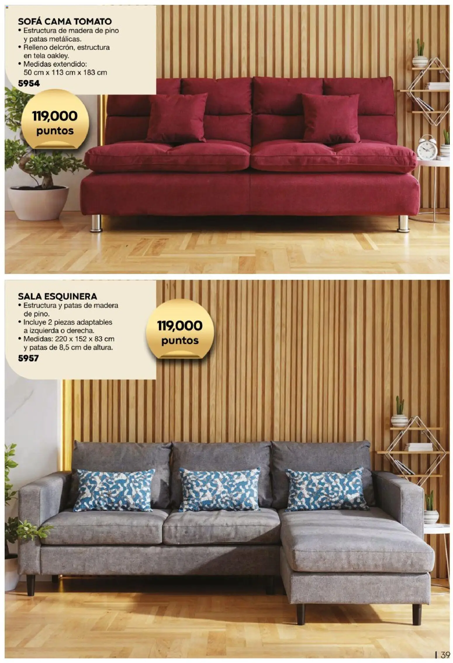Vista previa las ofertas de la tienda Fuller - Fuller catálogo Puntos desde el 15/06/2026 - Sala, Cama, Sofá