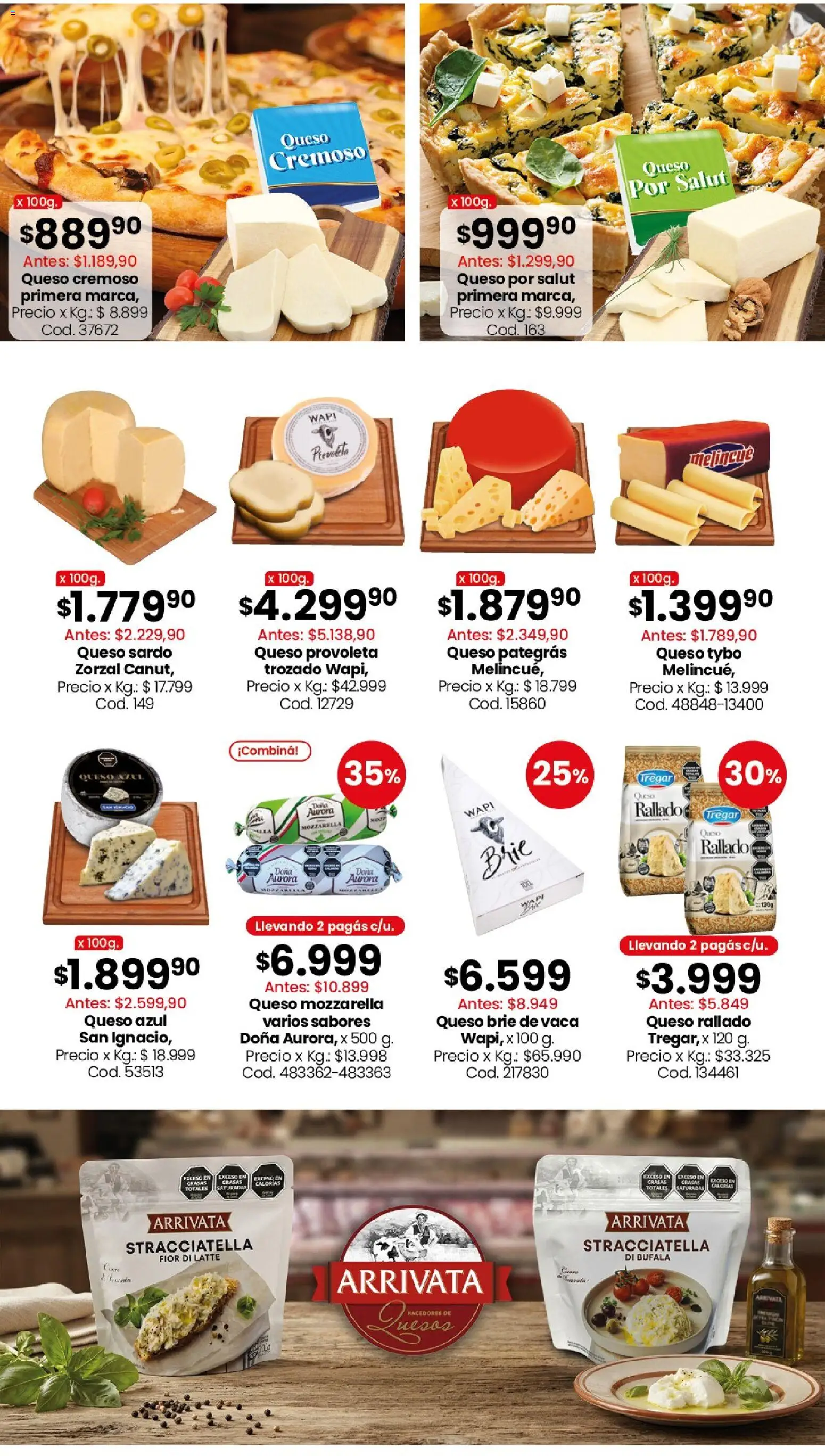 Vista previa del folleto de la tienda Coto válido desde el 17/08/2026 - Queso, Mozzarella, Queso rallado, Queso azul