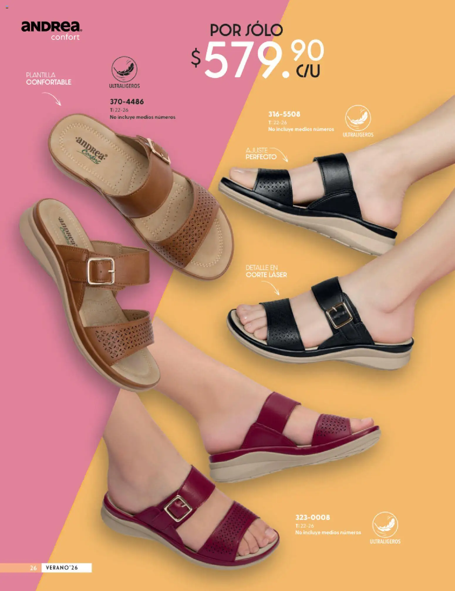 Vista previa las ofertas de la tienda Andrea - Andrea catálogo Calzado Confort desde el 24/05/2026 