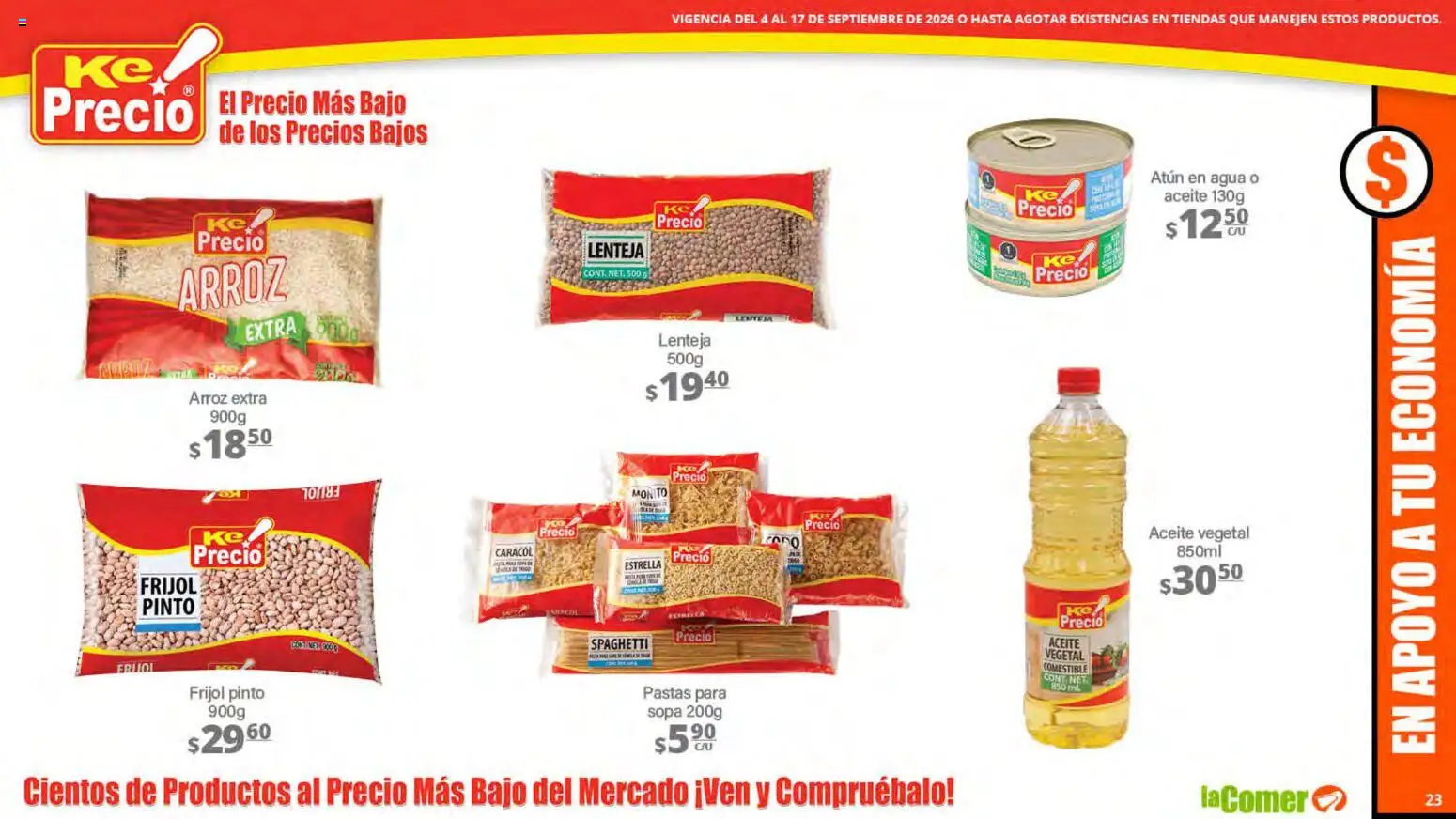 Vista previa las ofertas de la tienda La Comer - La Comer folleto desde el 04/09/2026 