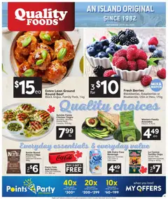 Preview of leaflet Quality Foods weekly flyer / circulaire from shop Quality Foods is valid from Sep 24, 2026