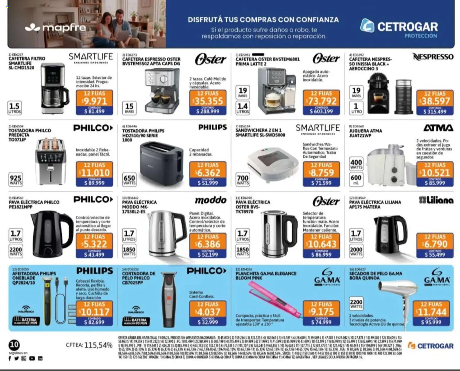 Vista previa del folleto de la tienda Cetrogar válido desde el 04/08/2026 