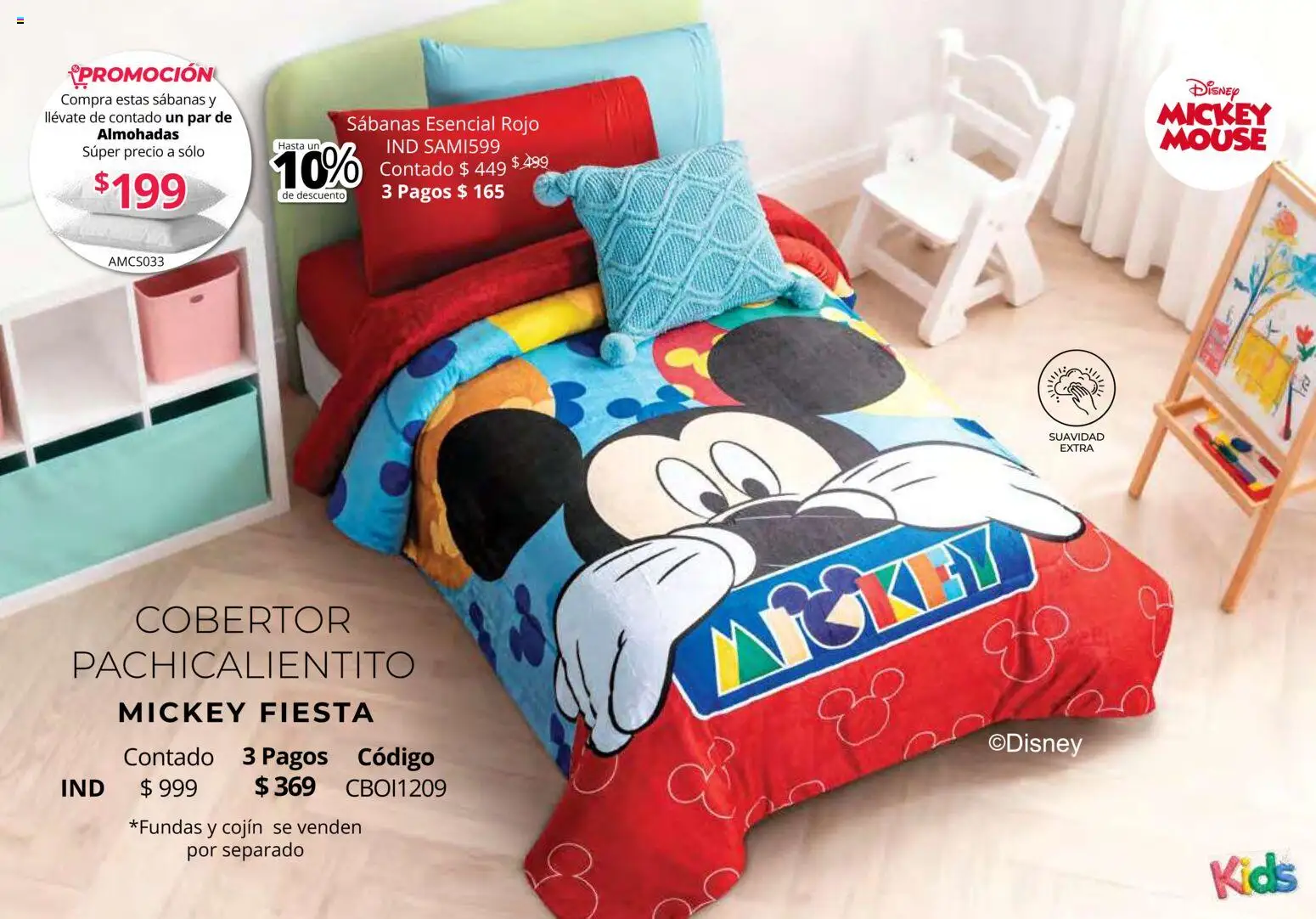 Vista previa las ofertas de la tienda Colchas Concord - Colchas Concord catálogo Kids desde el 01/05/2026 - Mouse, Sabanas, Cobertor
