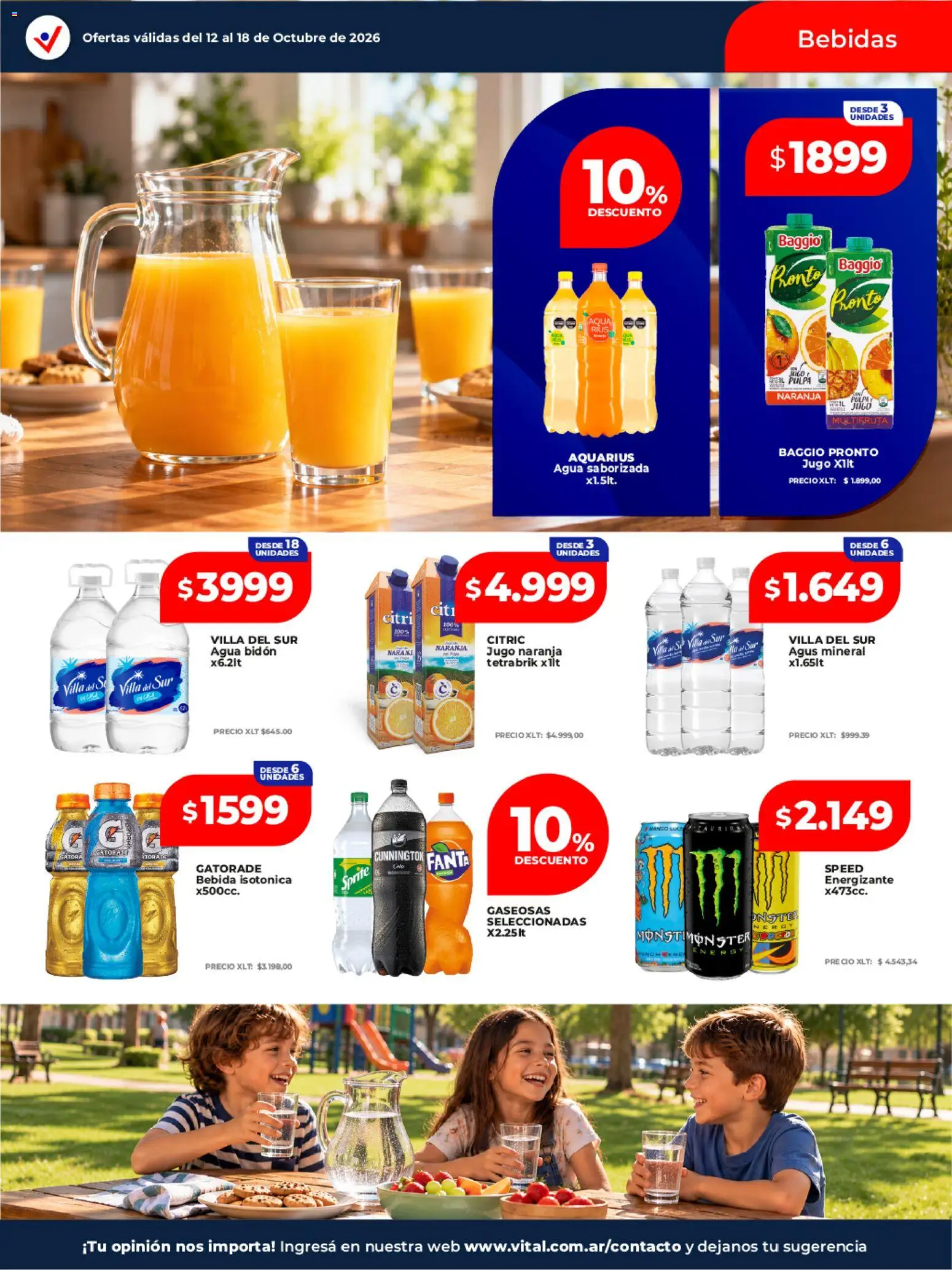 Vista previa del folleto de la tienda Vital válido desde el 12/10/2026 