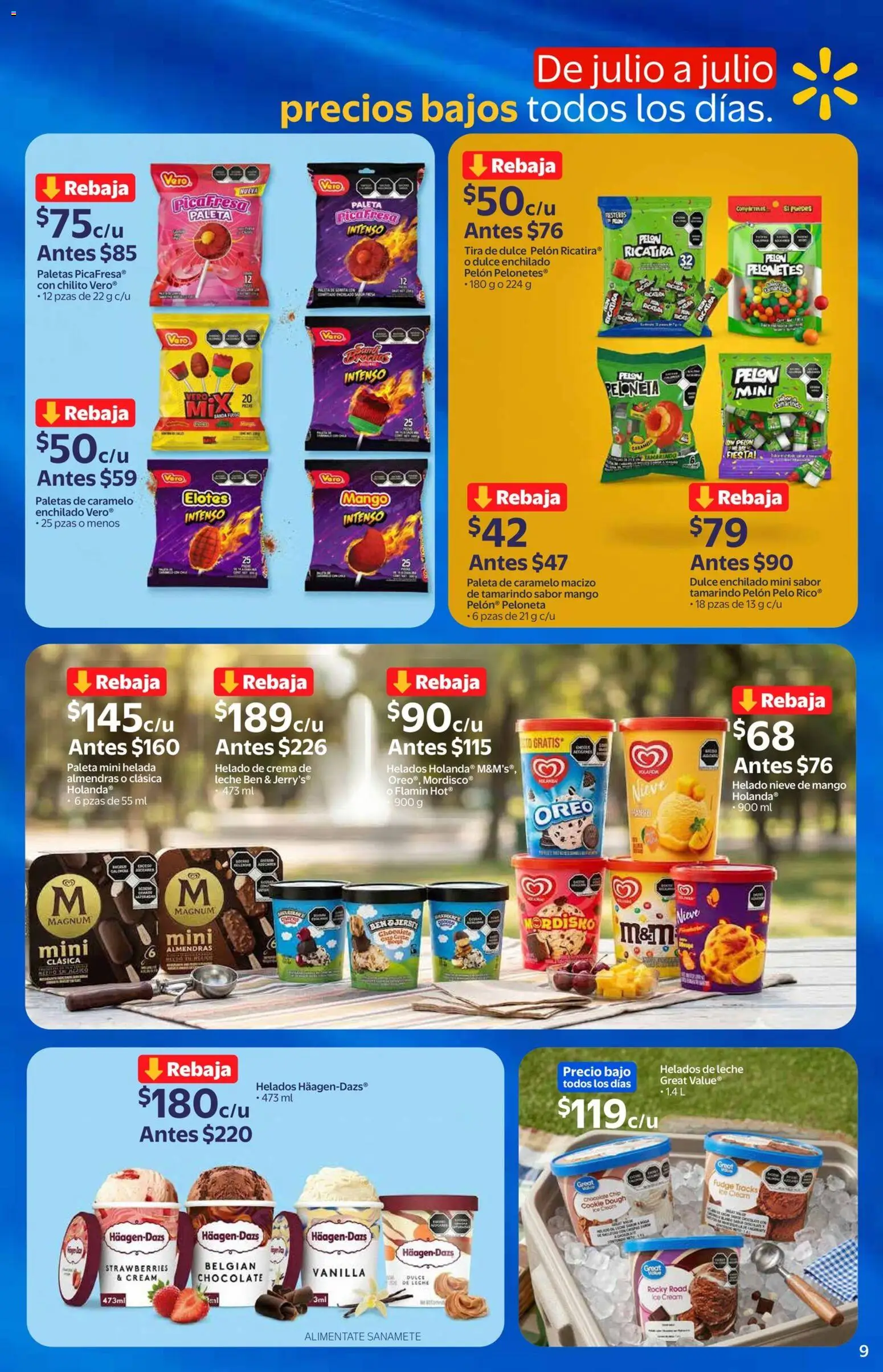 Vista previa las ofertas de la tienda Walmart Express - Walmart Express folleto desde el 03/06/2026 - Mango, Chocolate, Helado, Oreo, Paletas, Paleta, Almendras, Magnum