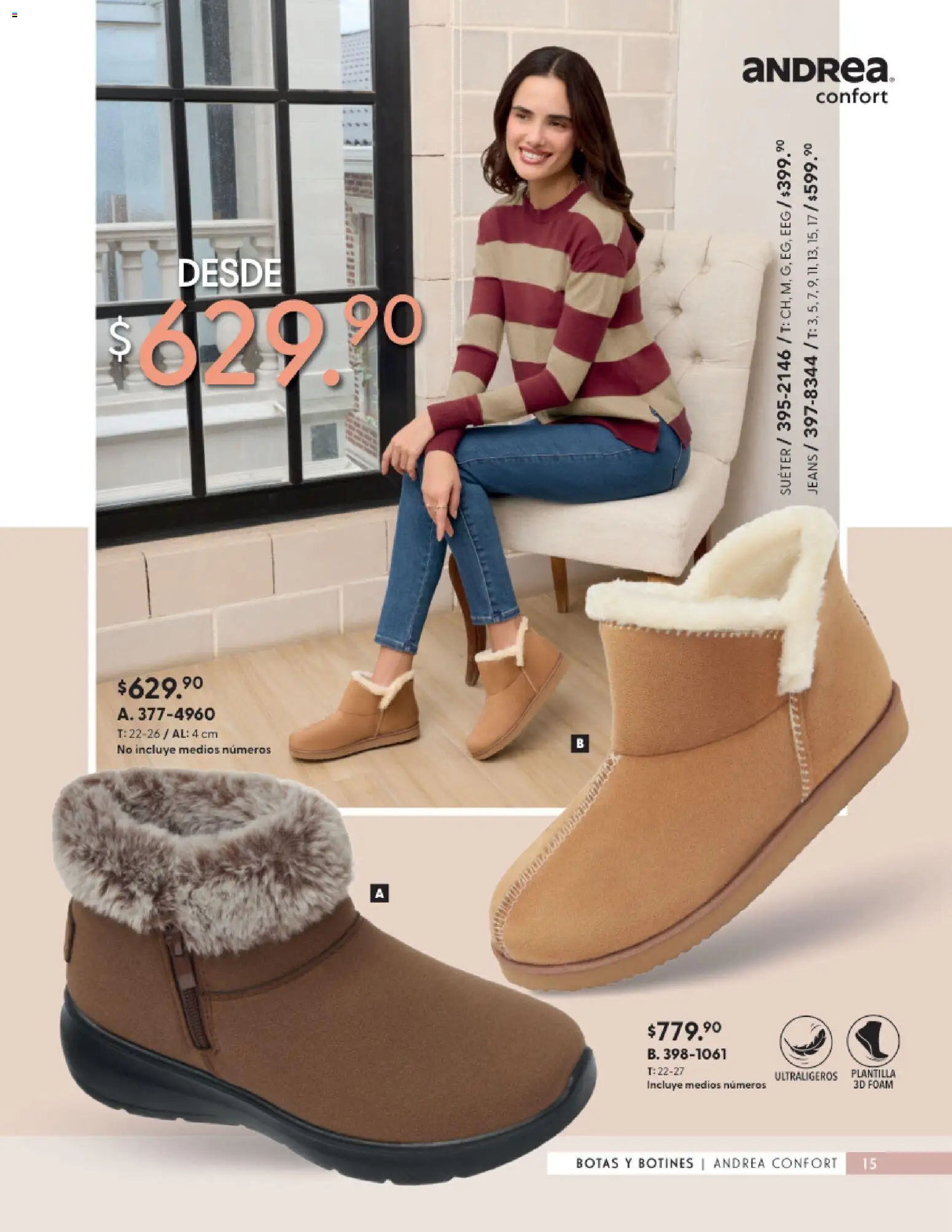 Vista previa las ofertas de la tienda Andrea - Andrea catálogo Calzado Confort desde el 23/08/2026 