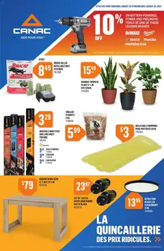 Un aperçu du dépliant Canac weekly flyer du magasin Canac est valide à partir 20 août 2026