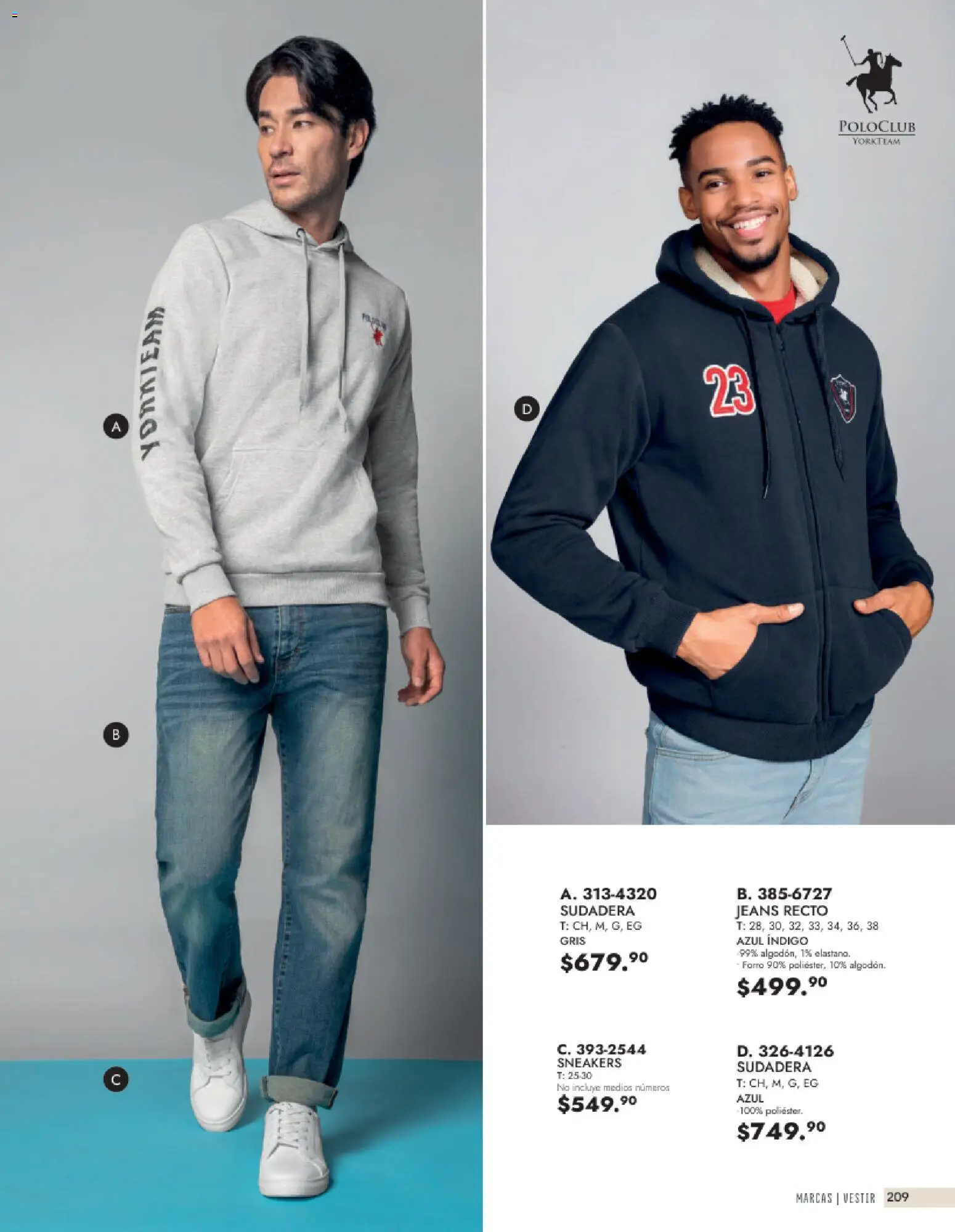 Vista previa las ofertas de la tienda Andrea - Andrea catálogo Vestir Caballero desde el 24/05/2026 - Sudadera