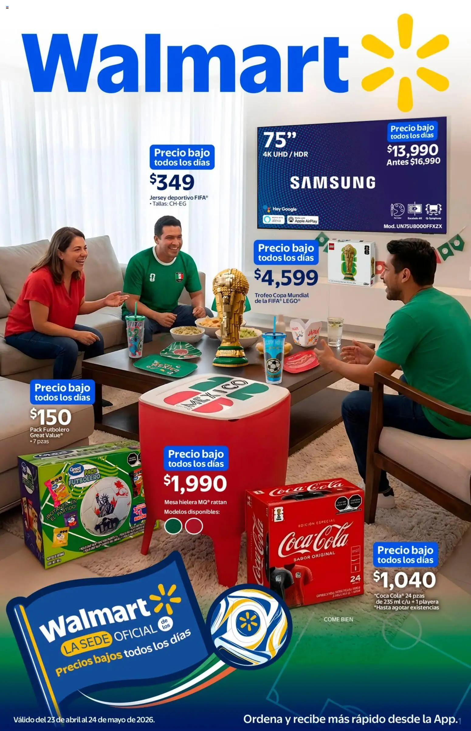 Vista previa las ofertas de la tienda Walmart - Walmart folleto desde el 23/04/2026 - Playera, Hielera, Mesa