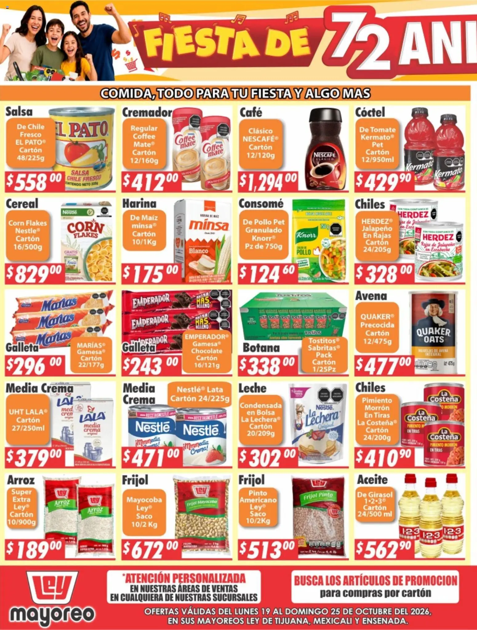 Vista previa las ofertas de la tienda Casa Ley - Casa Ley folleto Frontera desde el 19/10/2026 