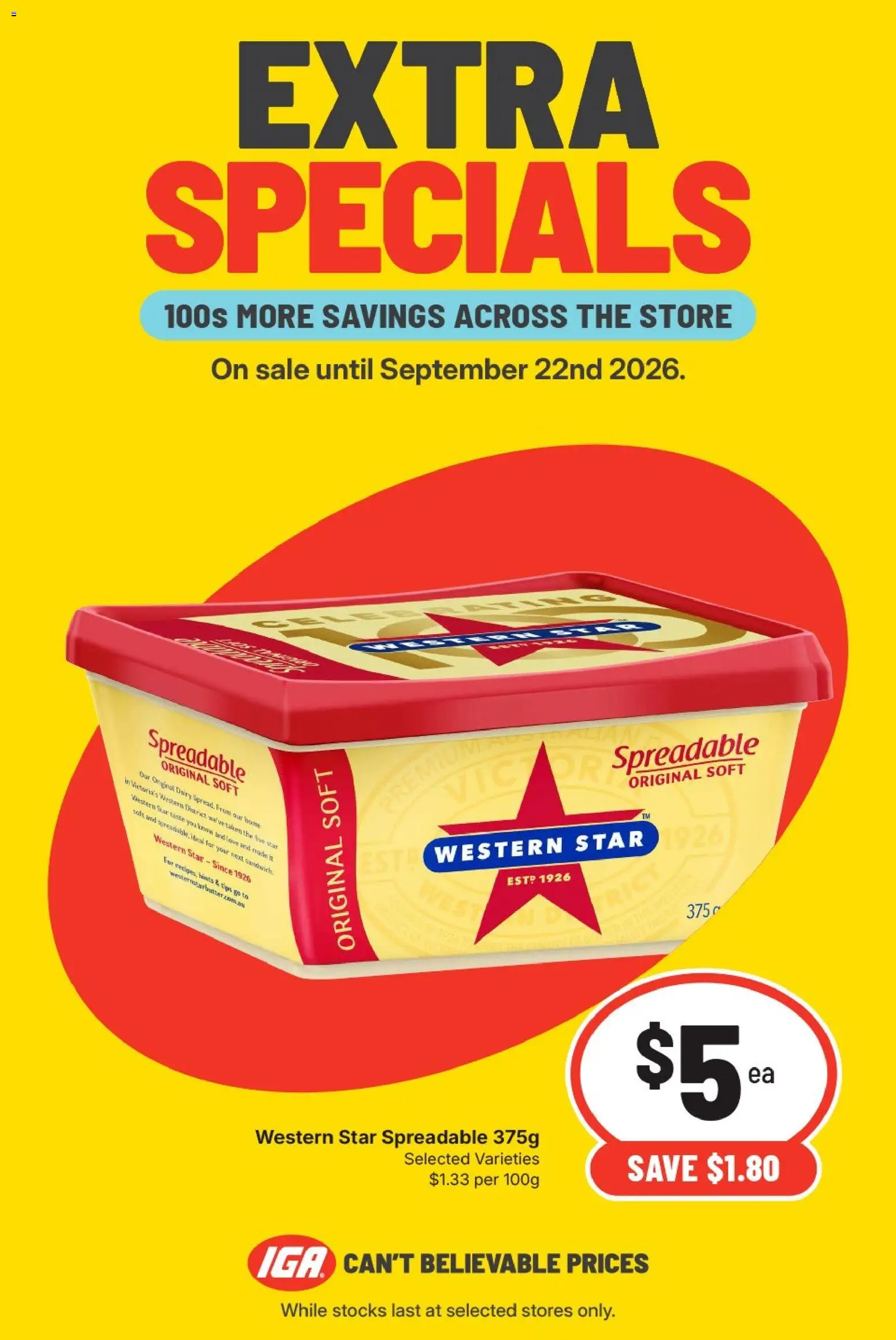 Preview of catalogue IGA catalogue Hawthorn from shop IGA valid 16/09/2026