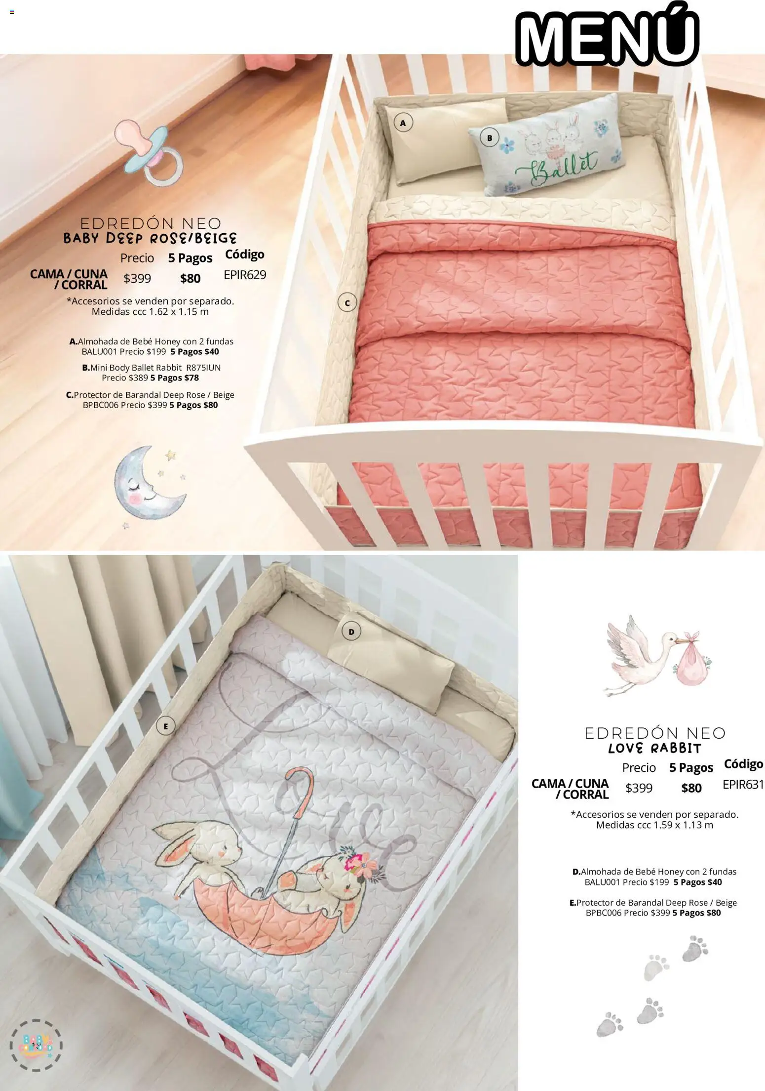 Vista previa las ofertas de la tienda Colchas Concord - Colchas Concord catálogo Colección Bebé Disney desde el 15/10/2026 