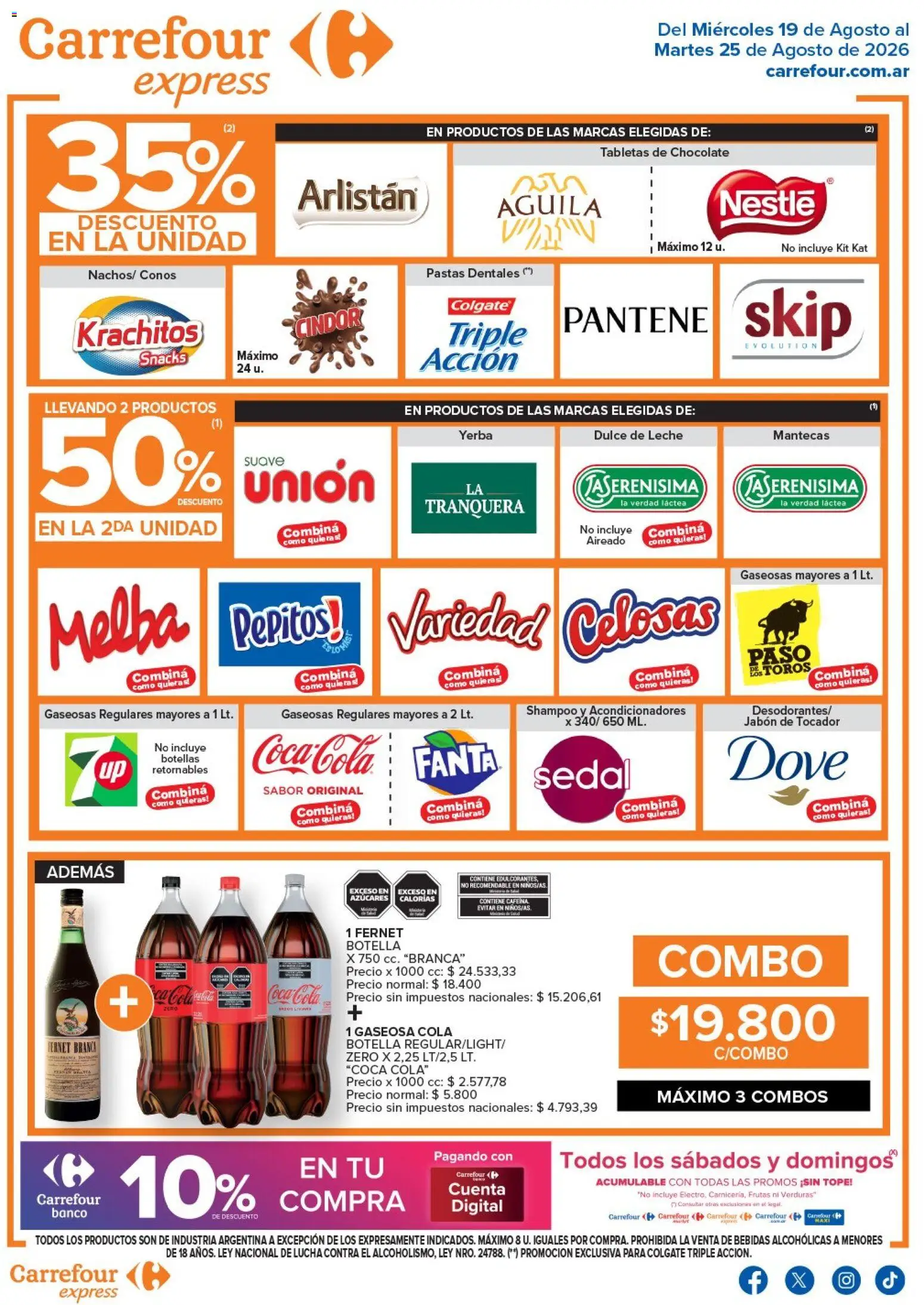 Vista previa del folleto de la tienda Carrefour válido desde el 19/08/2026 