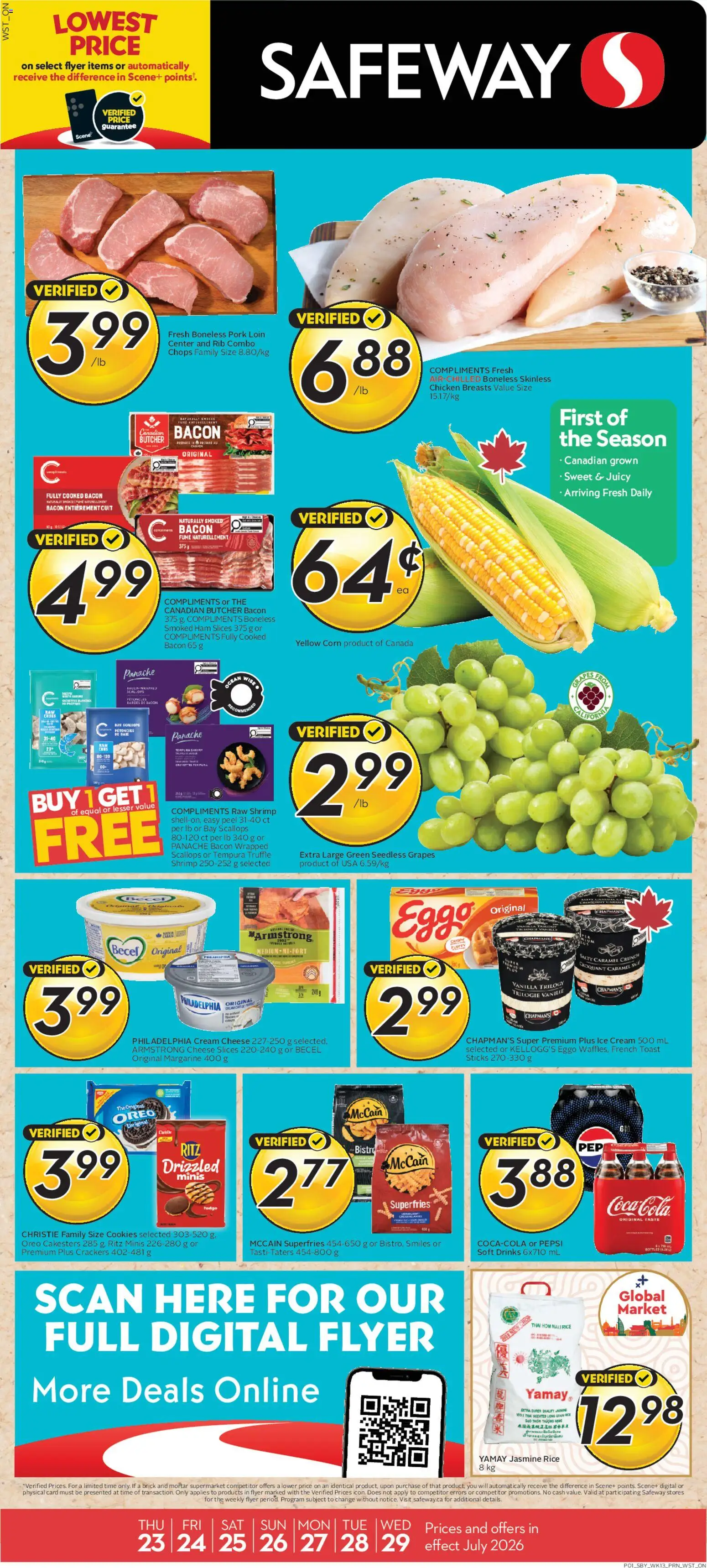 Preview of leaflet Safeway weekly flyer / circulaire from shop Safeway is valid from Jul 23, 2026