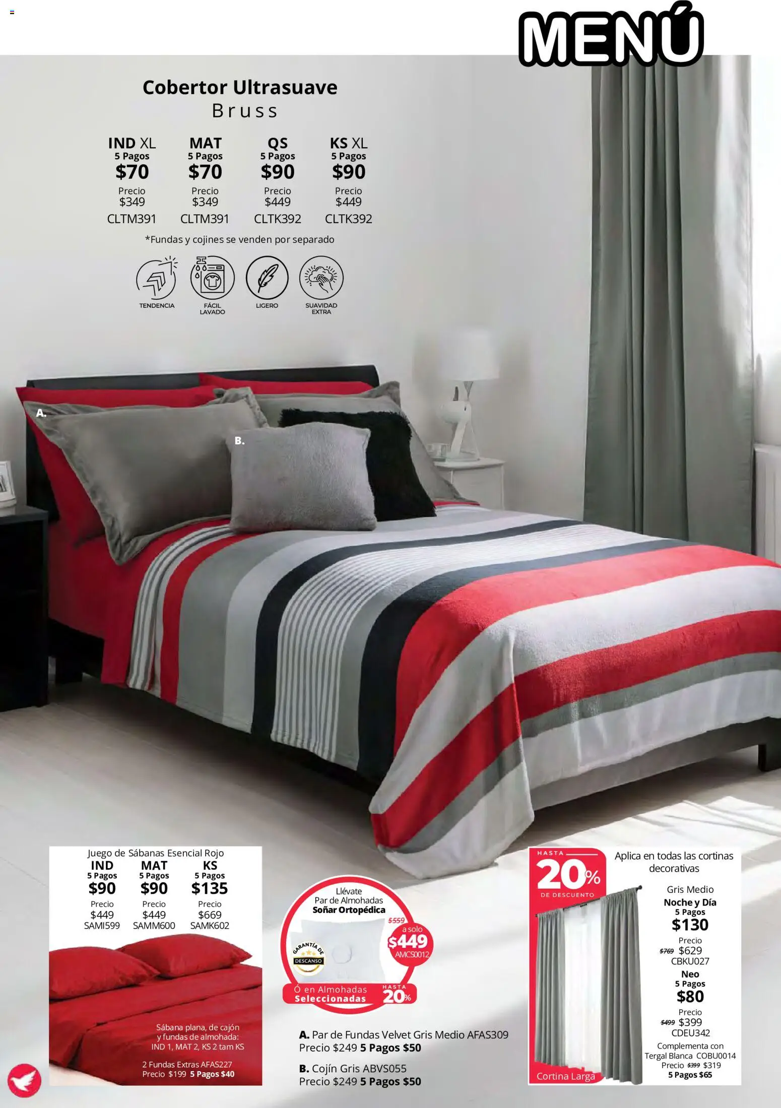 Vista previa las ofertas de la tienda Colchas Concord - Colchas Concord catálogo Colección Cobertor Calor de Hogar desde el 15/10/2026 