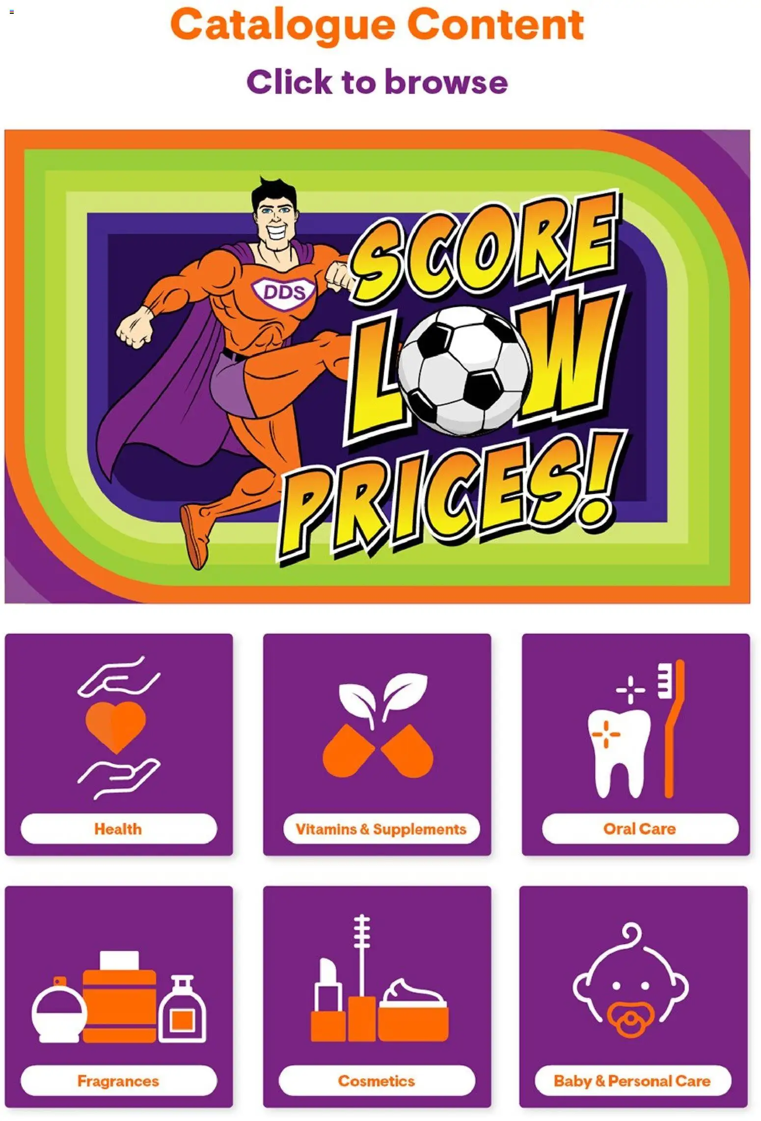 Preview of catalogue Discount Drug Stores catalogue from shop Discount Drug Stores valid 09/07/2026