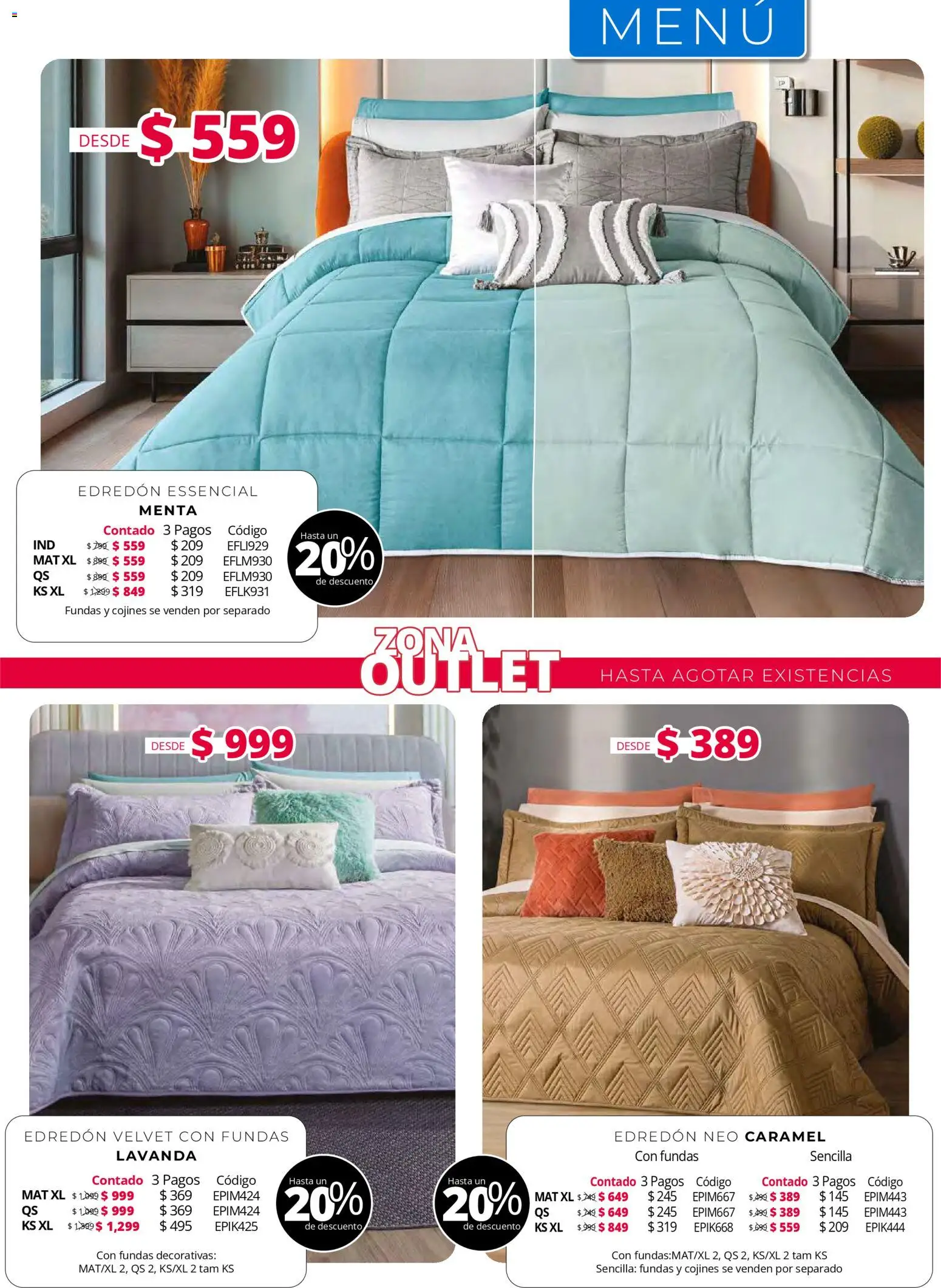 Vista previa las ofertas de la tienda Colchas Concord - Colchas Concord catálogo desde el 01/05/2026 