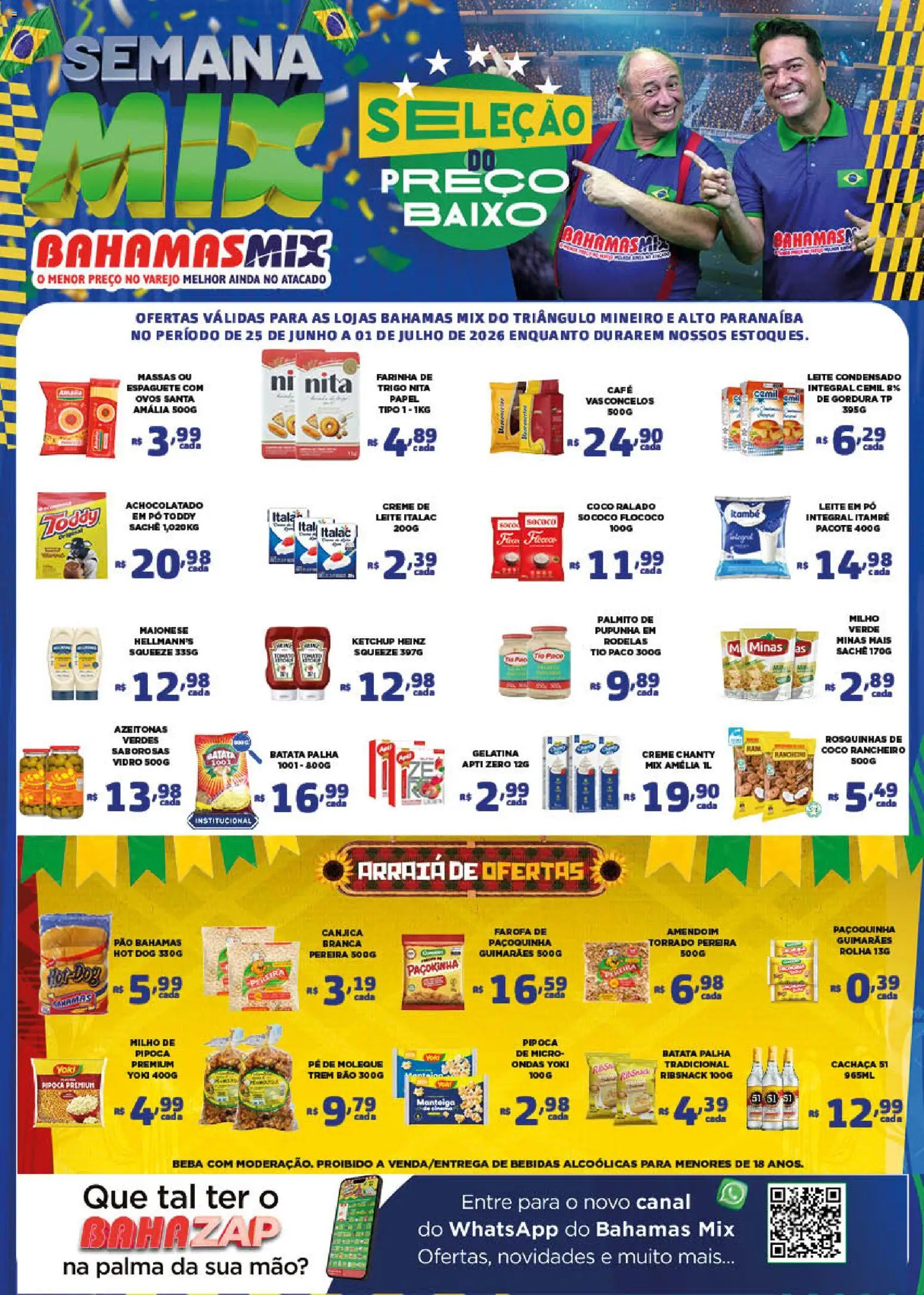 Pré-Visualização do folheto "Bahamas Mix - Ofertas da semana" da loja Bahamas Mix válido a partir de 25/06/2026