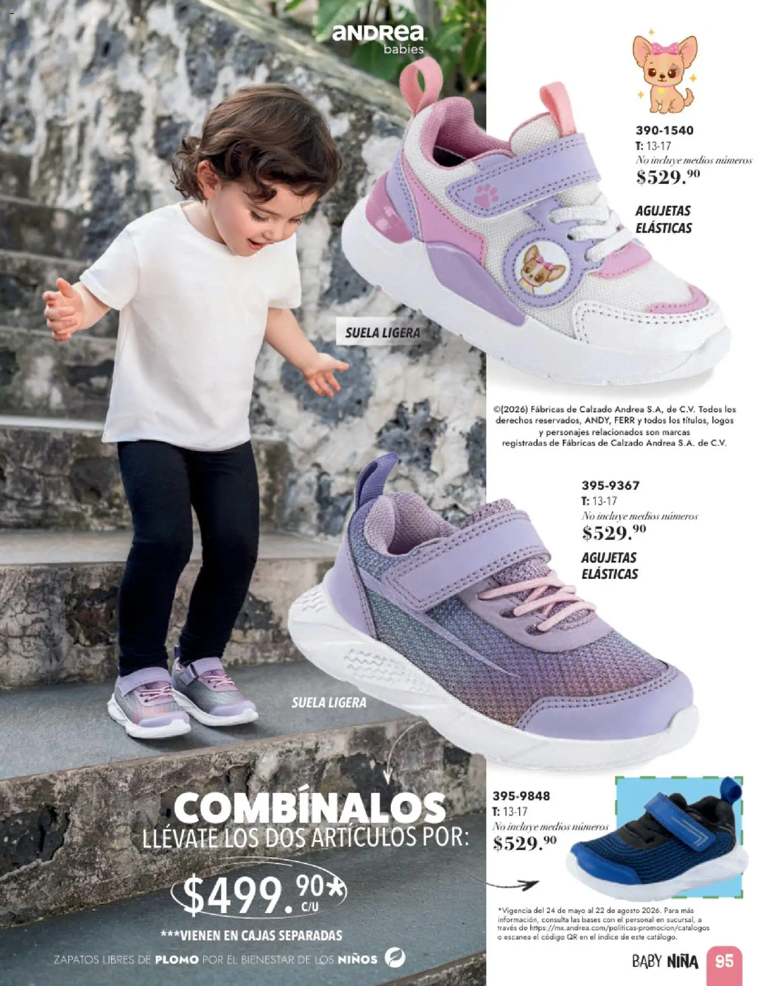Vista previa las ofertas de la tienda Andrea - Andrea catálogo Infantil Baby desde el 24/05/2026 - Zapatos