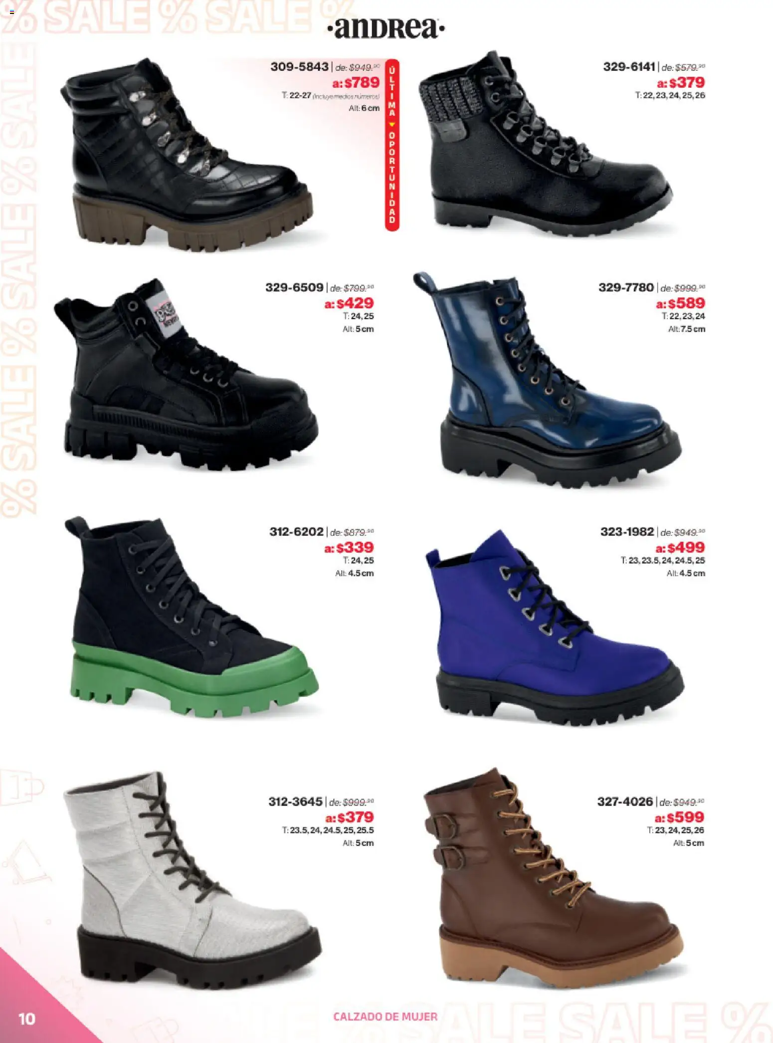 Vista previa las ofertas de la tienda Andrea - Catálogo Outlet desde el 21/12/2025 
