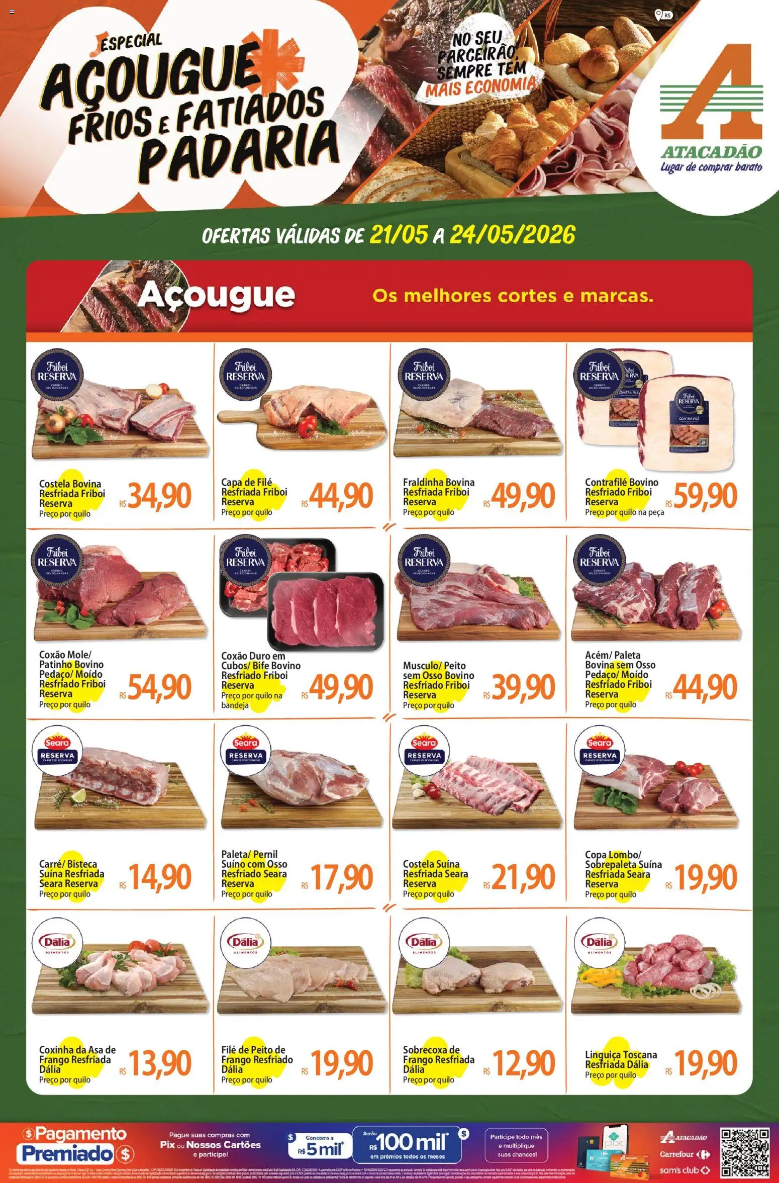 Pré-Visualização do folheto "Atacadão ofertas - RS" da loja Atacadão válido a partir de 21/05/2026