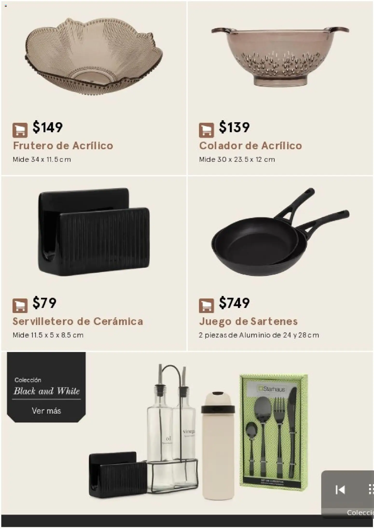 Vista previa las ofertas de la tienda Coppel - Coppel catálogo Starhaus Otoño Invierno desde el 17/08/2026 