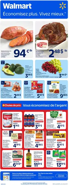 Un aperçu du dépliant Walmart circulaire du magasin Walmart est valide à partir 17 sept. 2026