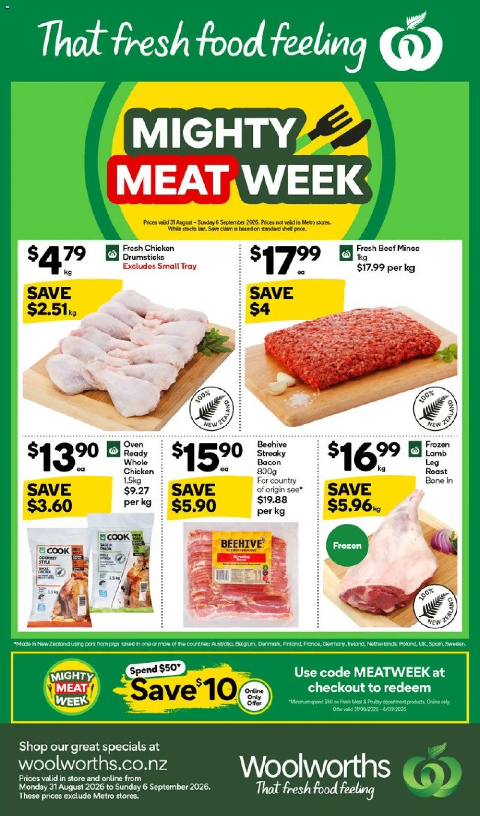 Preview of catalogue Woolworths from shop Woolworths valid 31 Aug 2026