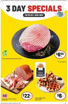 Preview of catalogue IGA WA 3 Day Specials from shop IGA valid 30/10/2026