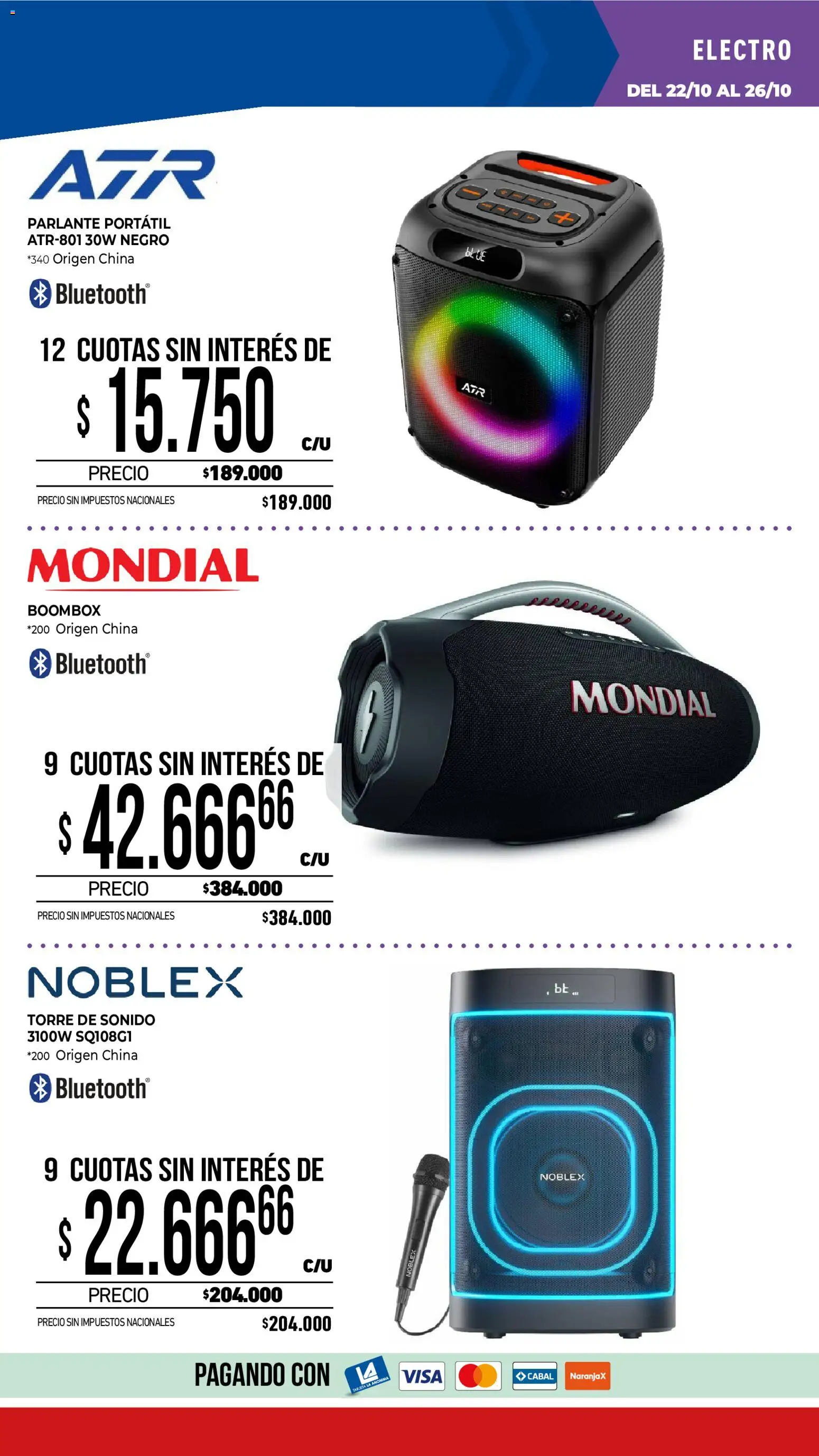 Vista previa del folleto de la tienda La Anonima válido desde el 22/10/2026 