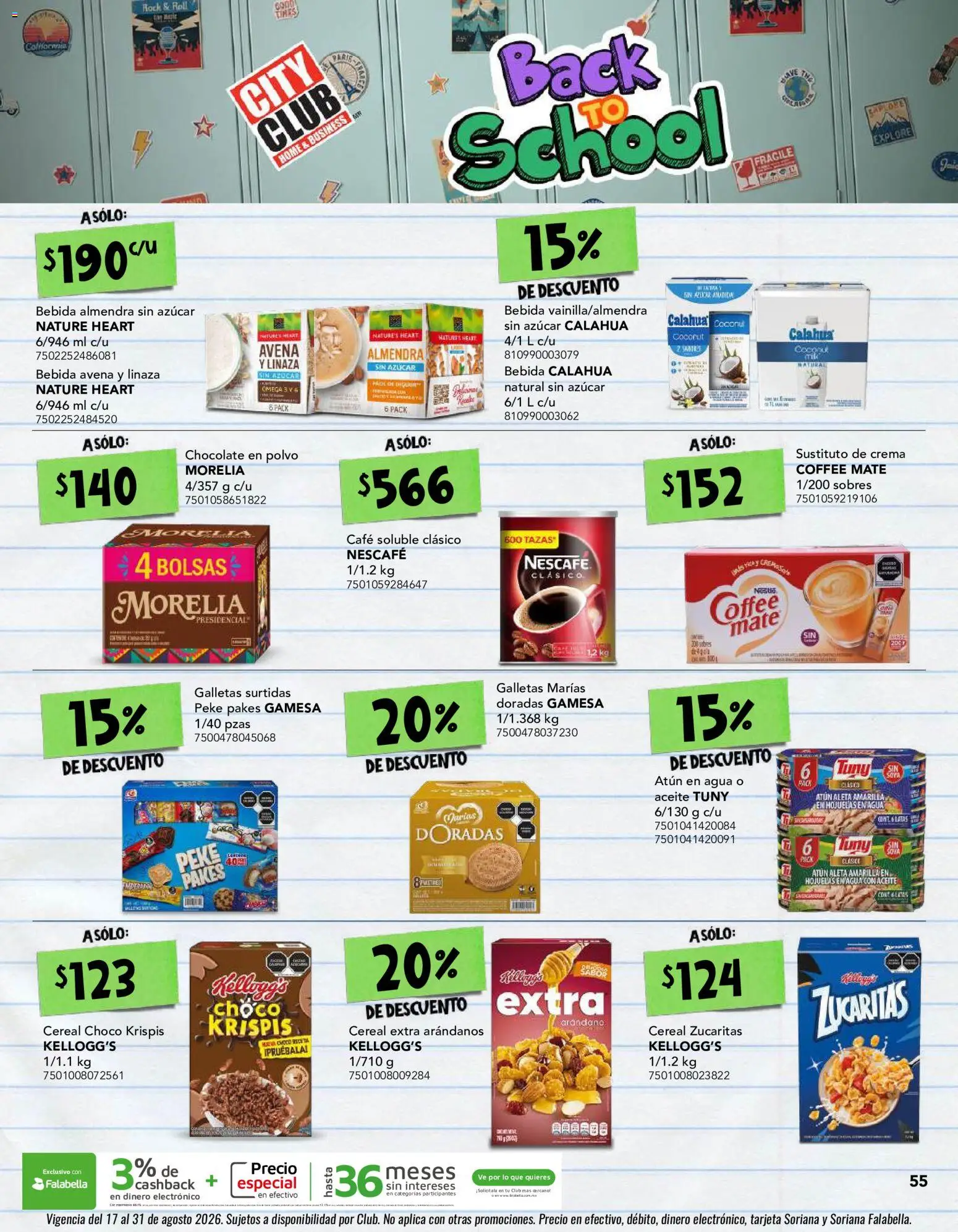 Vista previa las ofertas de la tienda City Club - City Club catálogo desde el 03/08/2026 