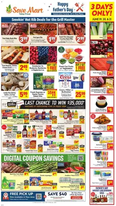 Ad Preview of Save Mart Save Mart Weekly Ad from 06/17/2026