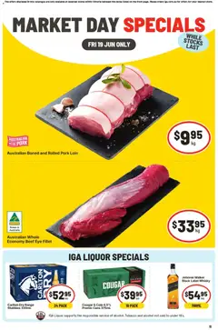 Preview of catalogue IGA Market day specials VIC from shop IGA valid 19/06/2026