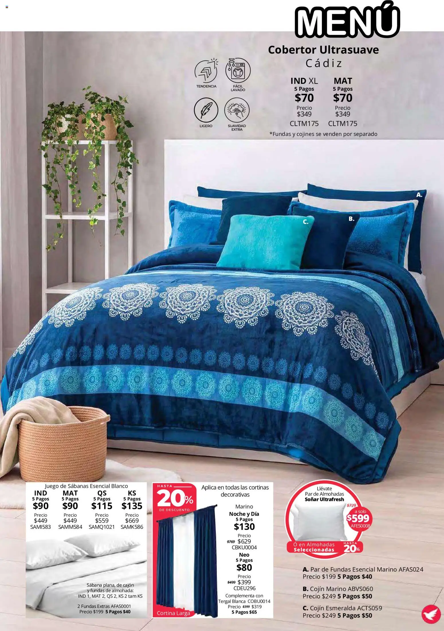 Vista previa las ofertas de la tienda Colchas Concord - Colchas Concord catálogo Colección Cobertor Calor de Hogar desde el 15/10/2026 