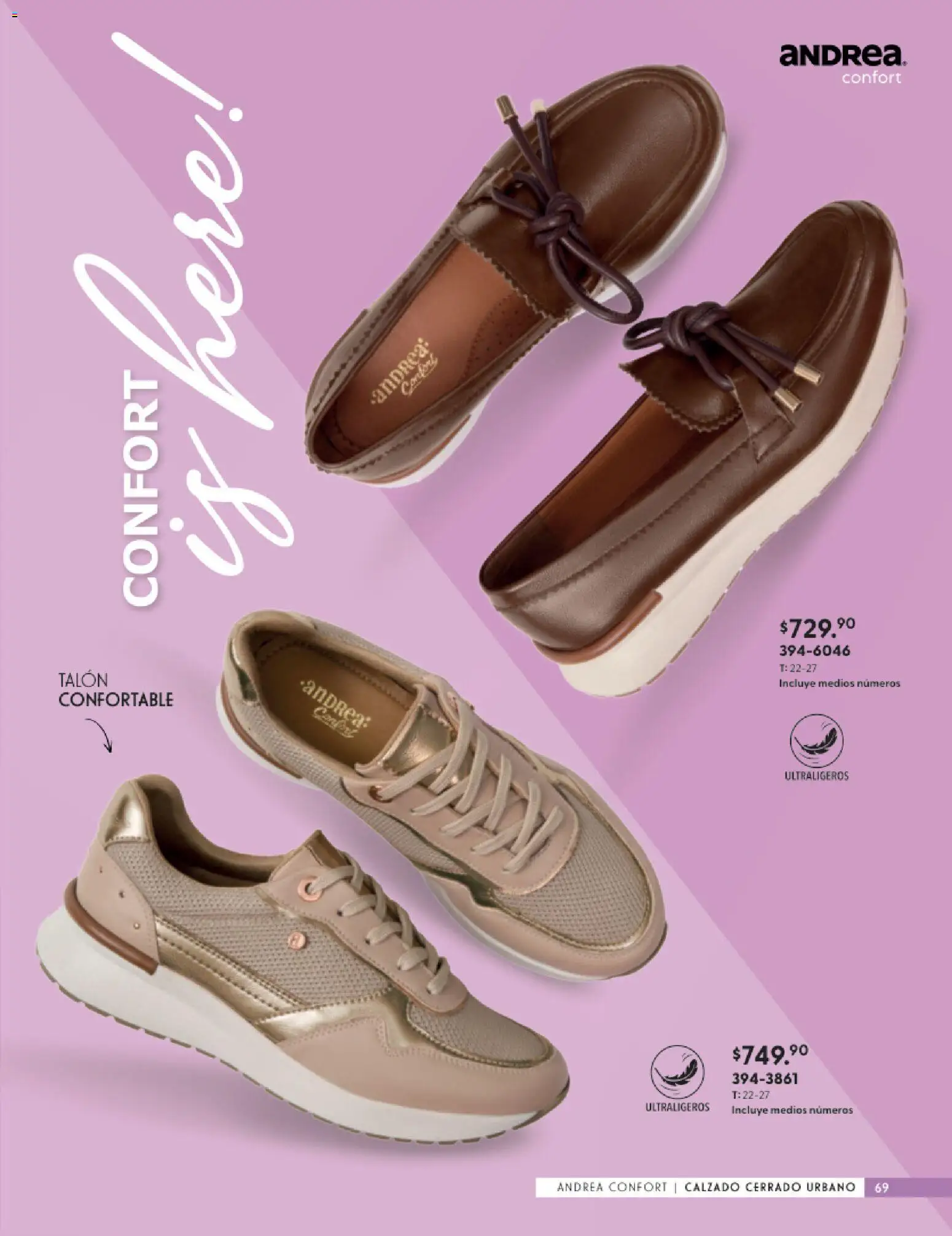 Vista previa las ofertas de la tienda Andrea - Andrea catálogo Calzado Confort desde el 24/05/2026 