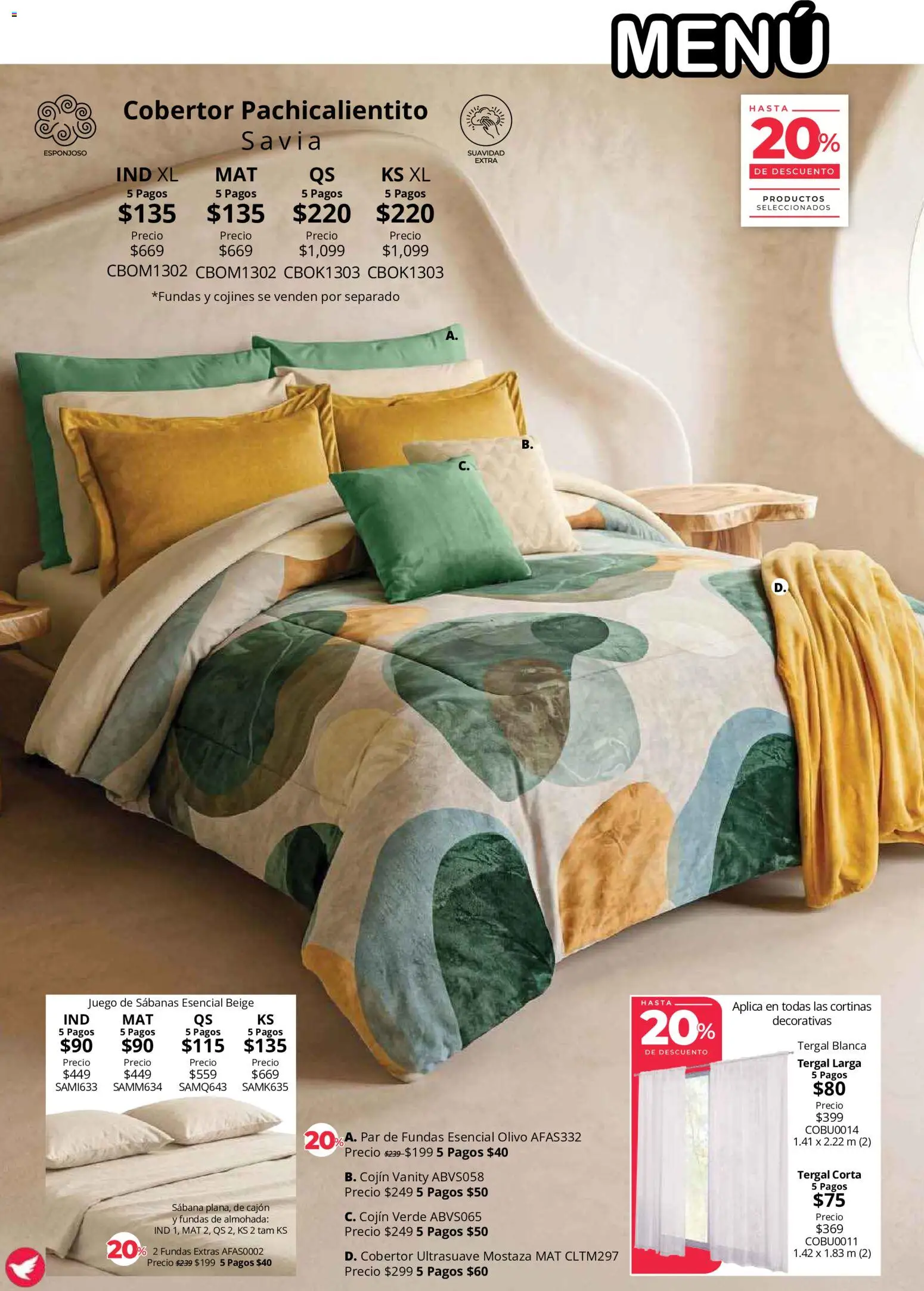 Vista previa las ofertas de la tienda Colchas Concord - Colchas Concord catálogo Colección Cobertor desde el 01/08/2026 