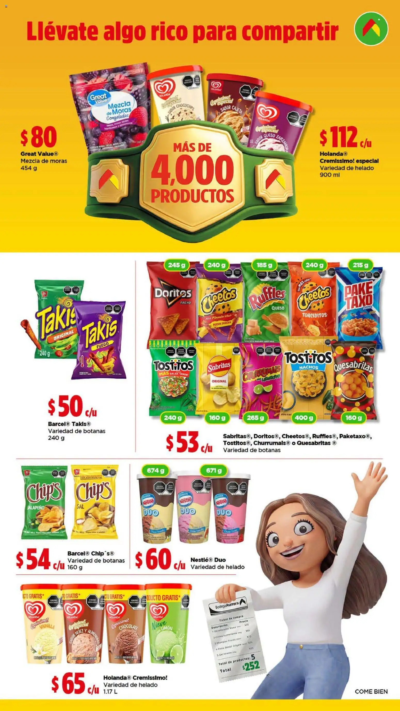 Vista previa las ofertas de la tienda Bodega Aurrerá - Bodega Aurrerá folleto Precios que no se tocan - Llena tu carrito con esenciales desde el 21/10/2026 