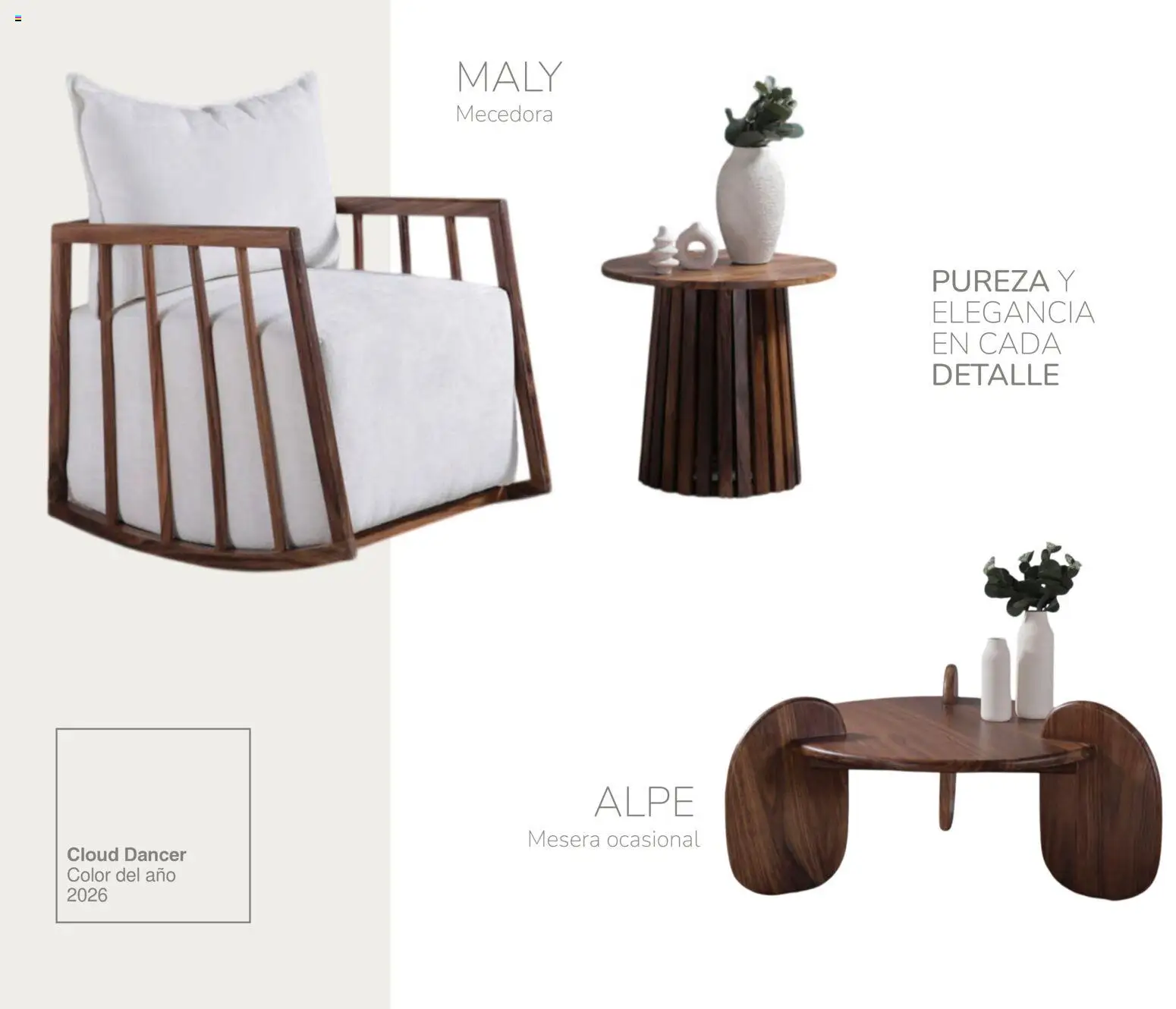 Vista previa las ofertas de la tienda Muebles Dico - Catálogo Cloud Dancer Color del año 2026 desde el 30/01/2026 