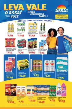 Pré-Visualização do folheto "Assaí Atacadista ofertas - PR" da loja Assaí Atacadista válido a partir de 27/07/2026