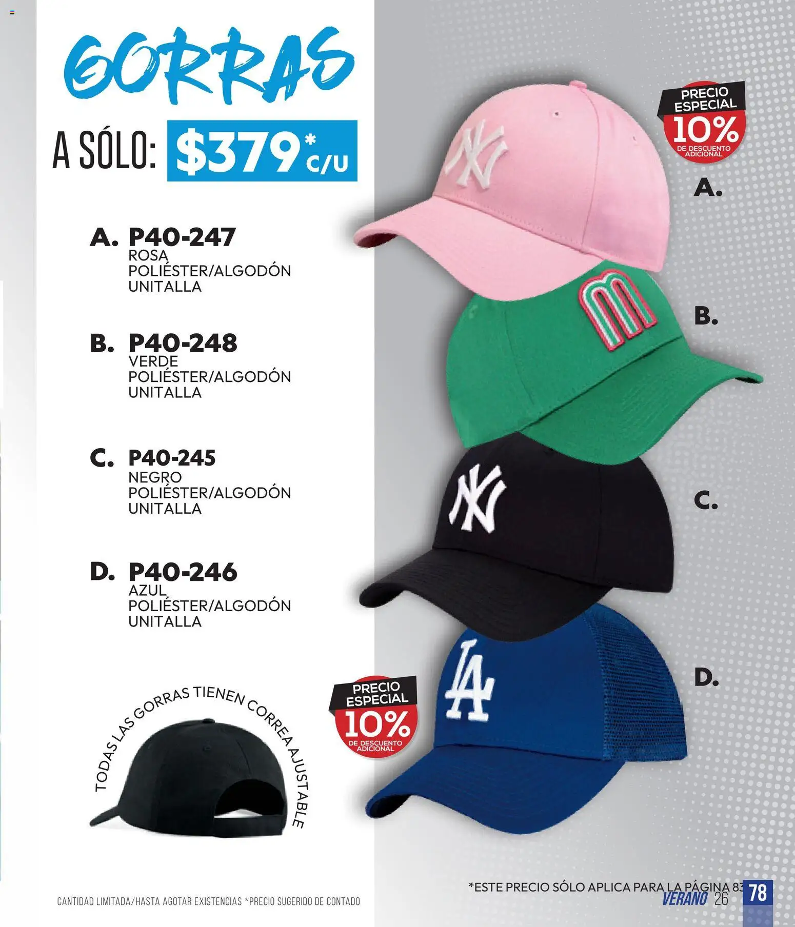 Vista previa las ofertas de la tienda Cklass - Cklass catálogo Sportweek desde el 28/04/2026 - Gorra