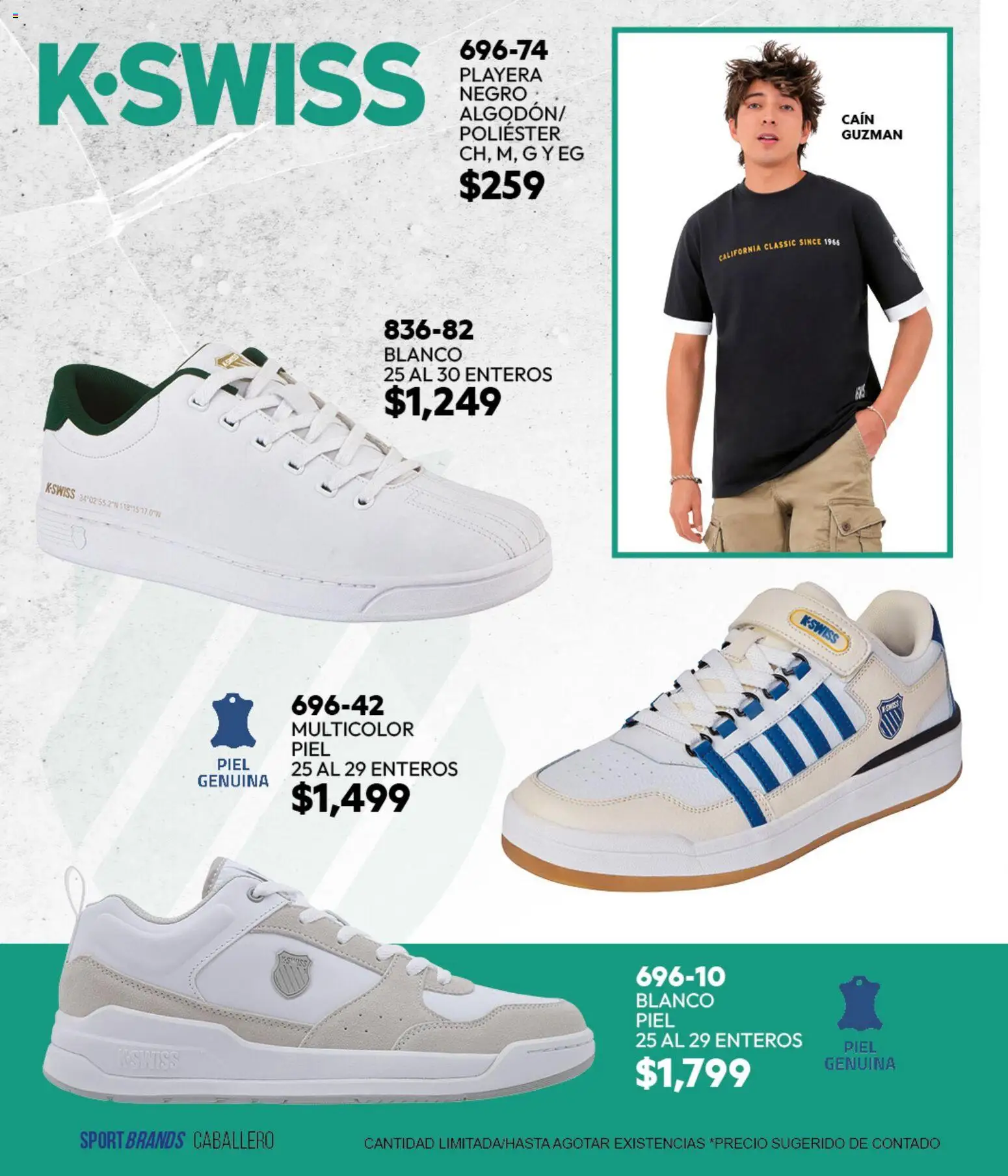 Vista previa las ofertas de la tienda Cklass - Cklass catálogo Sportbrands Verano Caballero desde el 05/03/2026 - Playera