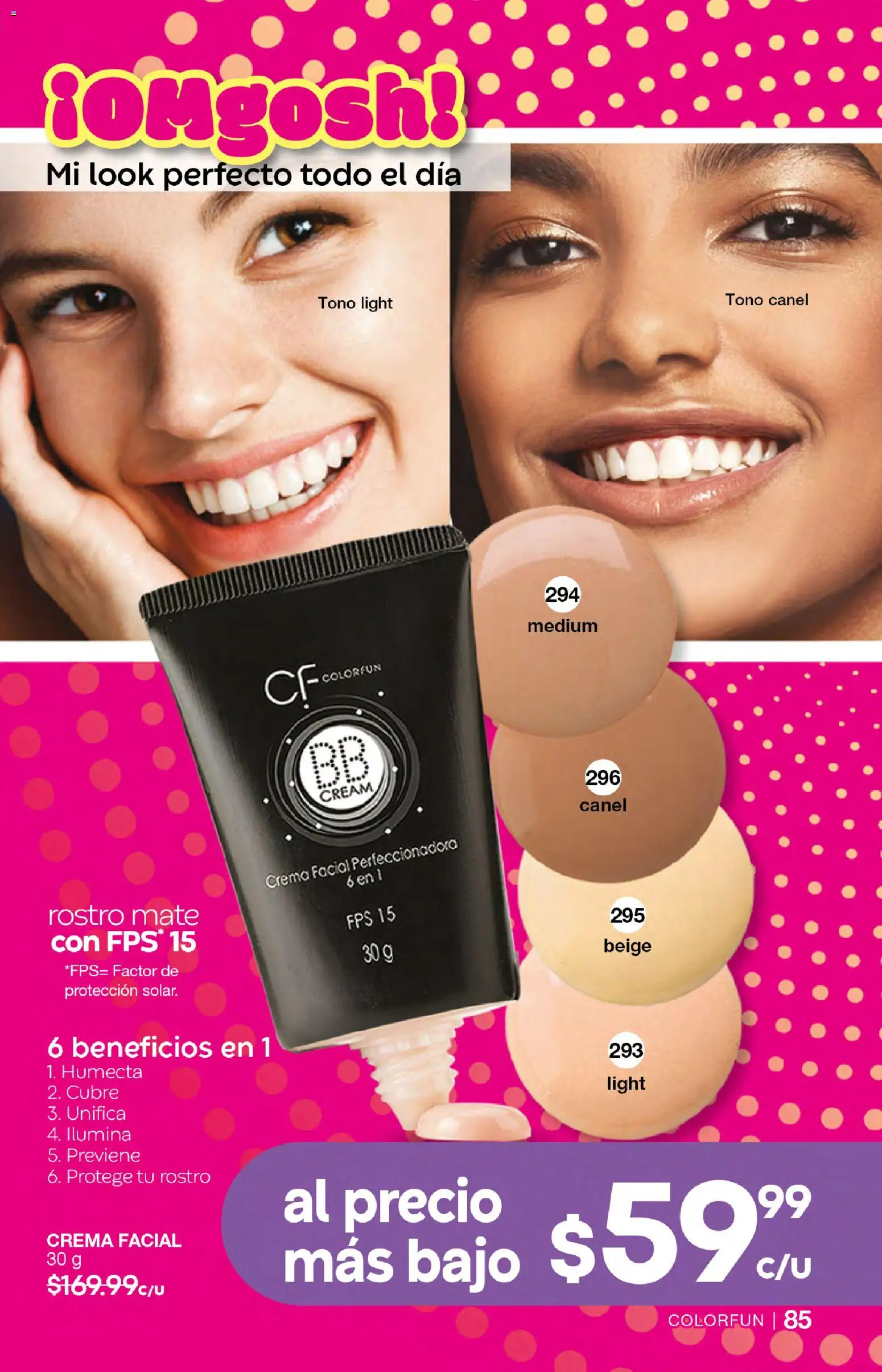Vista previa las ofertas de la tienda Fuller - Campaña 23 2026 desde el 18/02/2026 - Crema, Mate, Crema facial