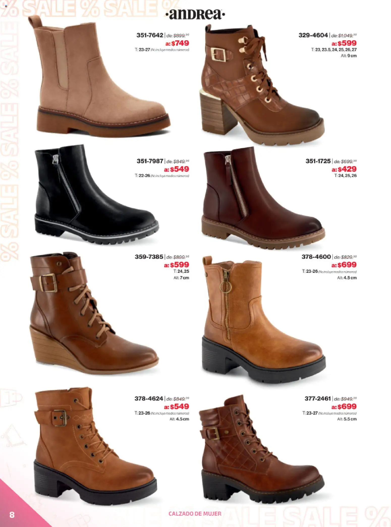 Vista previa las ofertas de la tienda Andrea - Catálogo Outlet desde el 21/12/2025 
