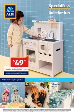 Preview of catalogue Aldi catalogue from shop Aldi valid 23/09/2026