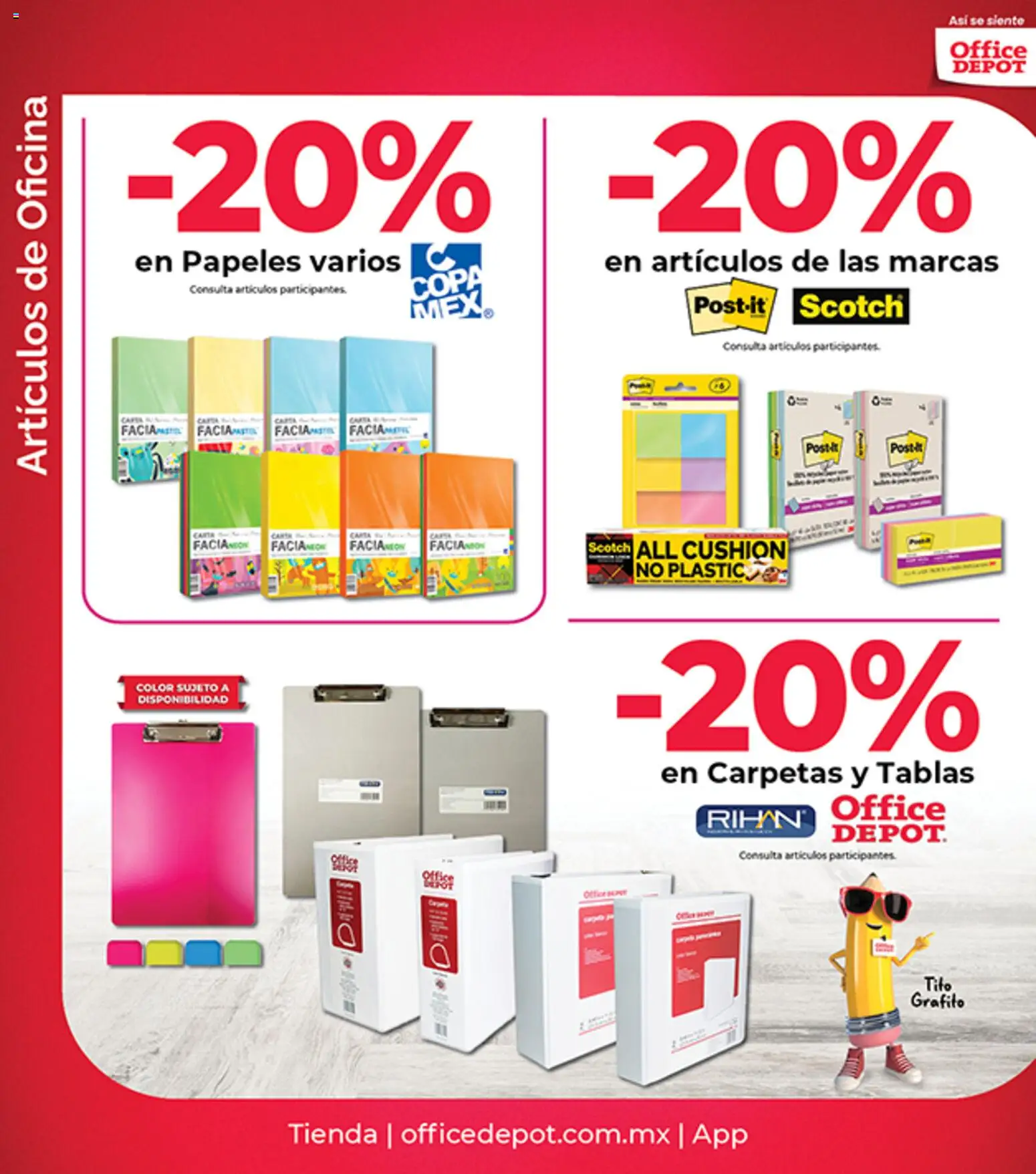 Vista previa las ofertas de la tienda Office Depot - Office Depot catálogo desde el 01/04/2026 